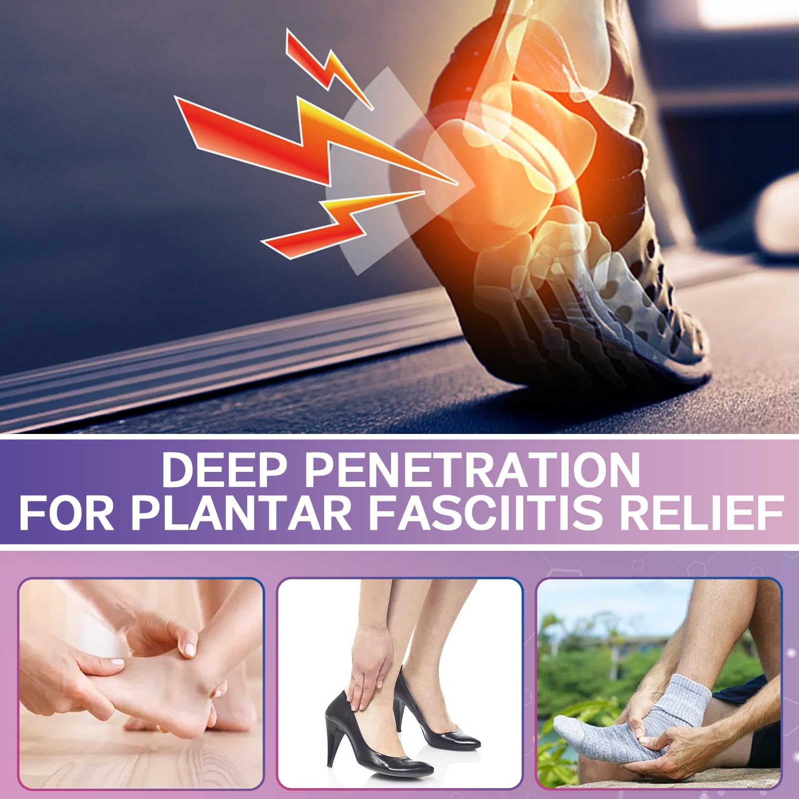 Mosconly Plantar Fasciitis Relief 14 Pcs, Natural Heel Discomfort Relief for Plantar Fasciitis, 12 Hour Maximum Strength Deep Hot, Soothing of Joint Soreness for Heel Discomfort Mosconly Au supplements