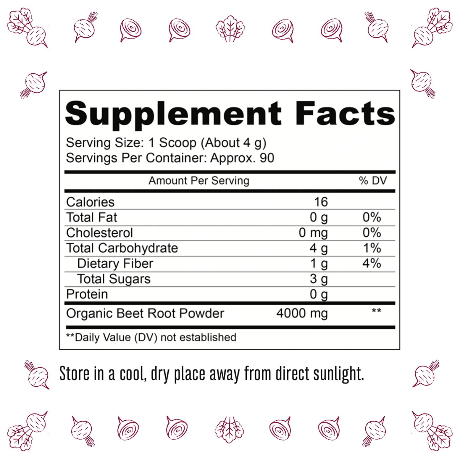 TruBaio Organic Beet Root Powder: Nitric Oxide Booster, Circulation and Stamina Increasing TruBaio Au supplements