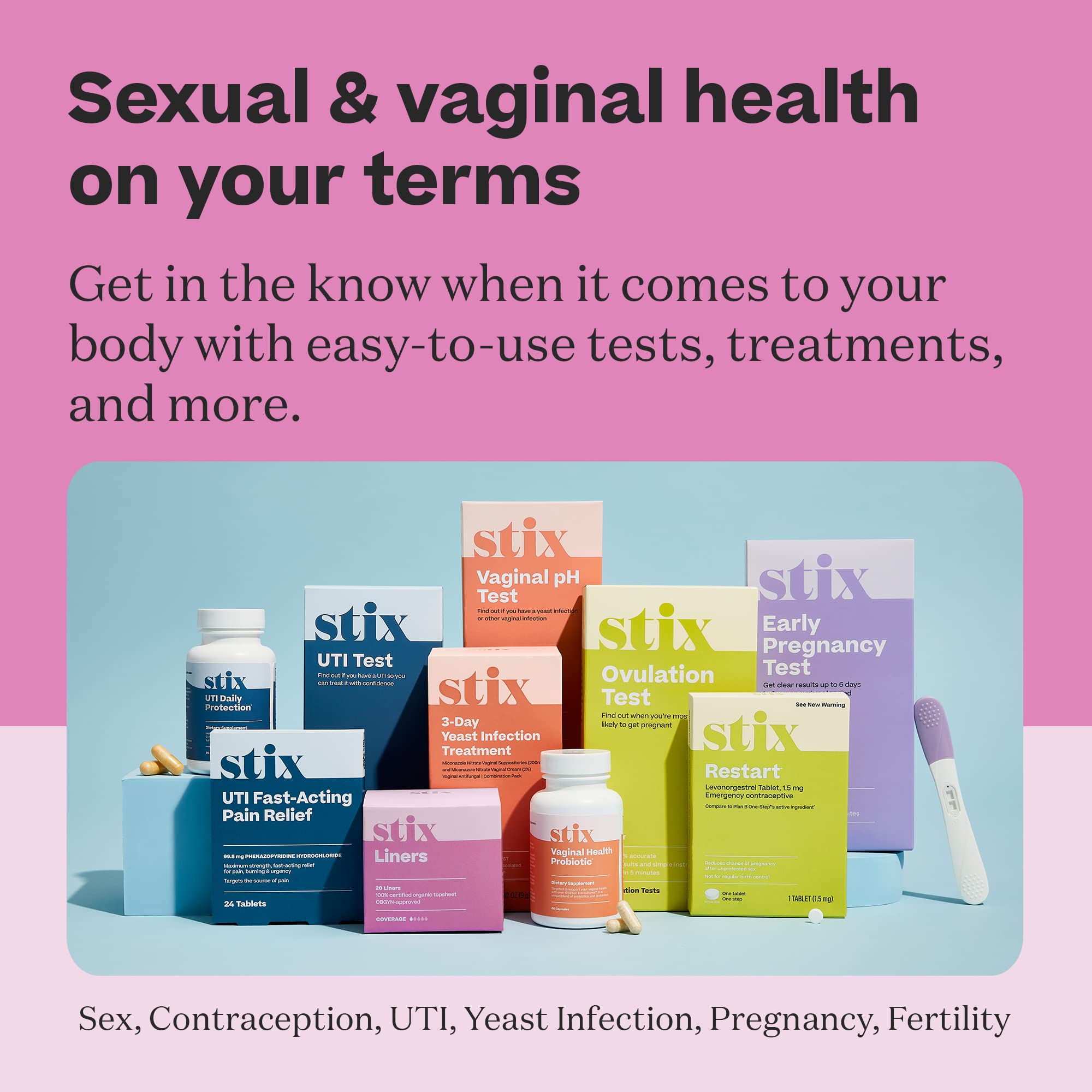 Stix 3-Day Yeast Infection Treatment for Women - Relieves External Itching & Irritation Get Stix Au supplements