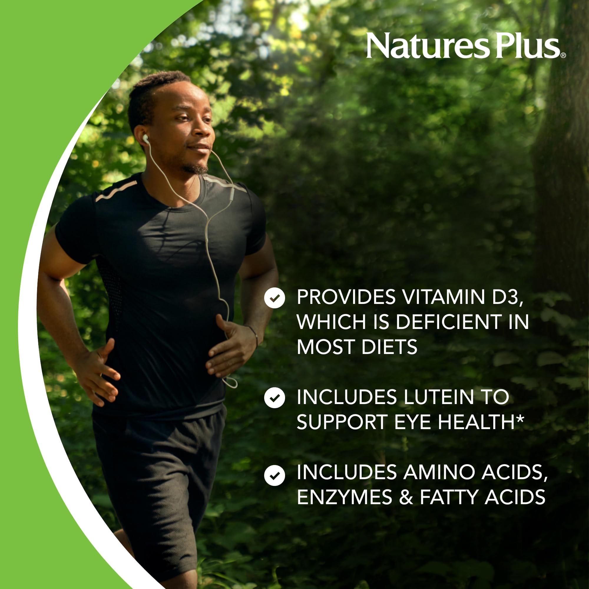 NaturesPlus Ultra Source of Life No-Iron Multivitamin - 180 Tablets - Supports Immune Health, Energy & Overall Well-Being - with Lutein & Vitamin D3 - Vegetarian & Gluten Free - 60 Servings NaturesPlus Au supplements