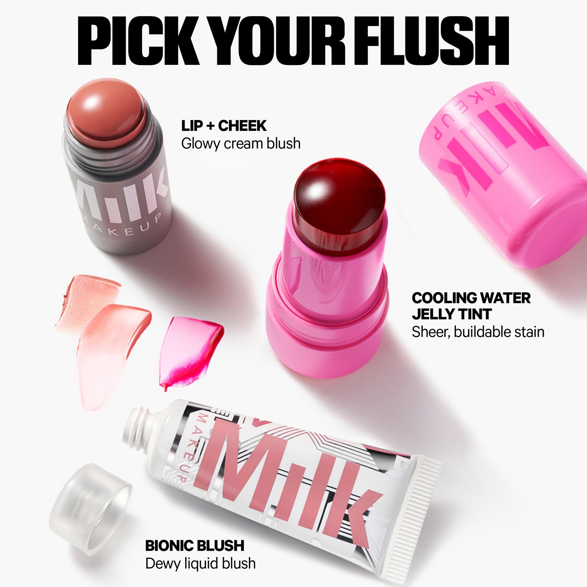 Milk Makeup Lip + Cheek Stick – Buildable Cream Blush + Lip Color w/Hydrating Mango Butter + Avocado Oil for a Natural Flush – Long-Lasting, Multiuse, Vegan Formula – Werk (Dusty Rose), 0.21 oz Milk Makeup Au supplements