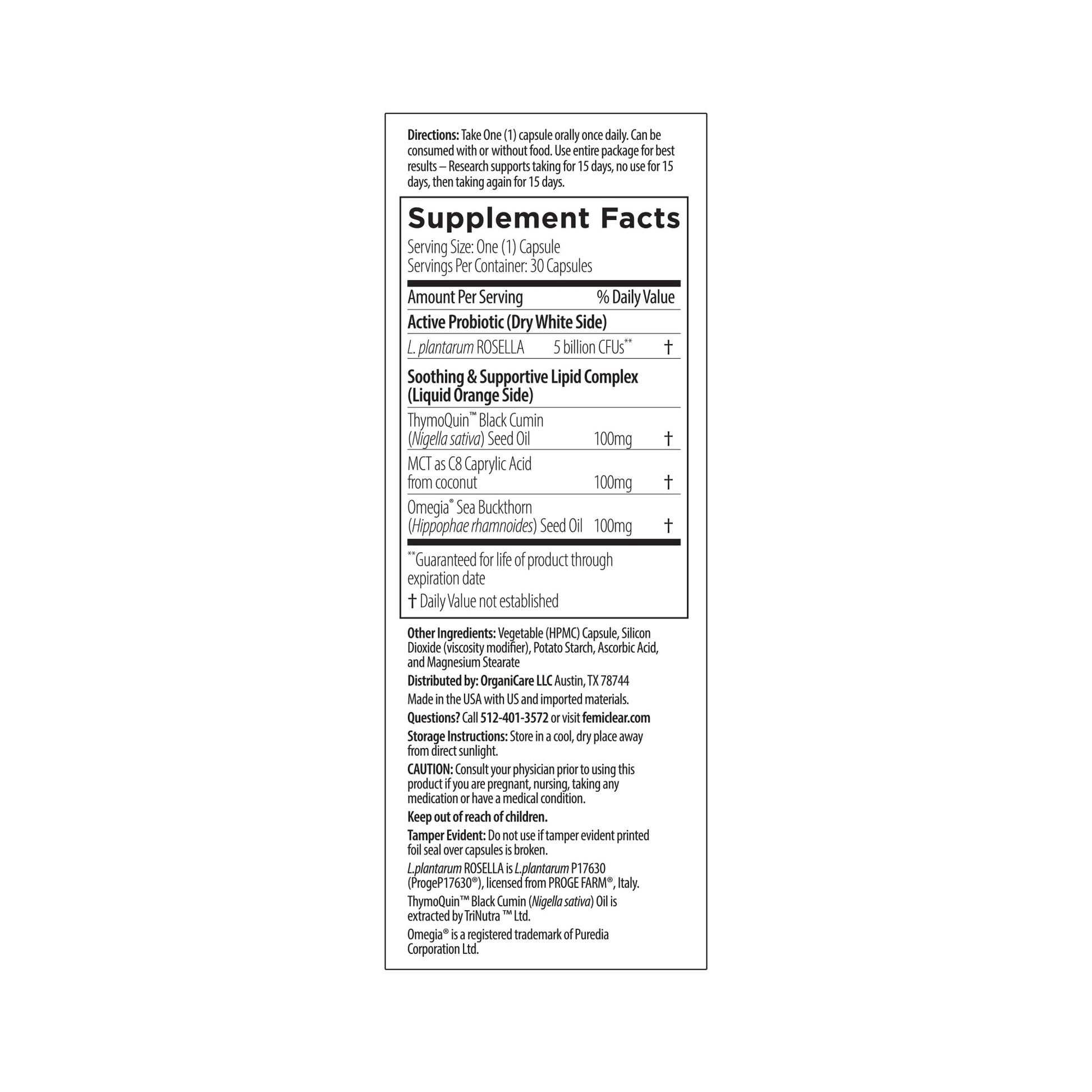FemiClear 1-Day Dose Restoratives Complex Probiotic Bundle FemiClear Au supplements