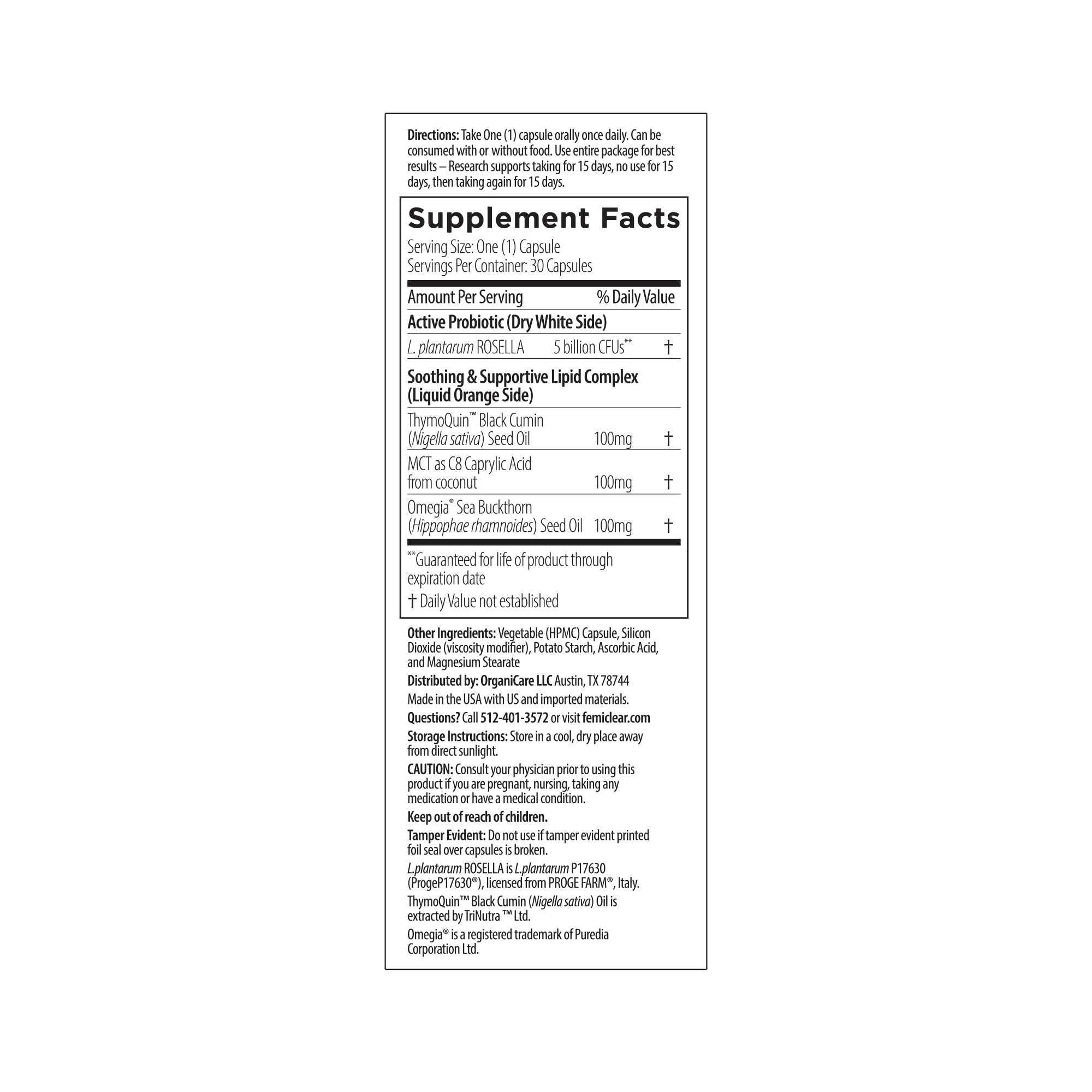 FemiClear 1-Day Dose Restoratives Complex Probiotic Bundle FemiClear Au supplements
