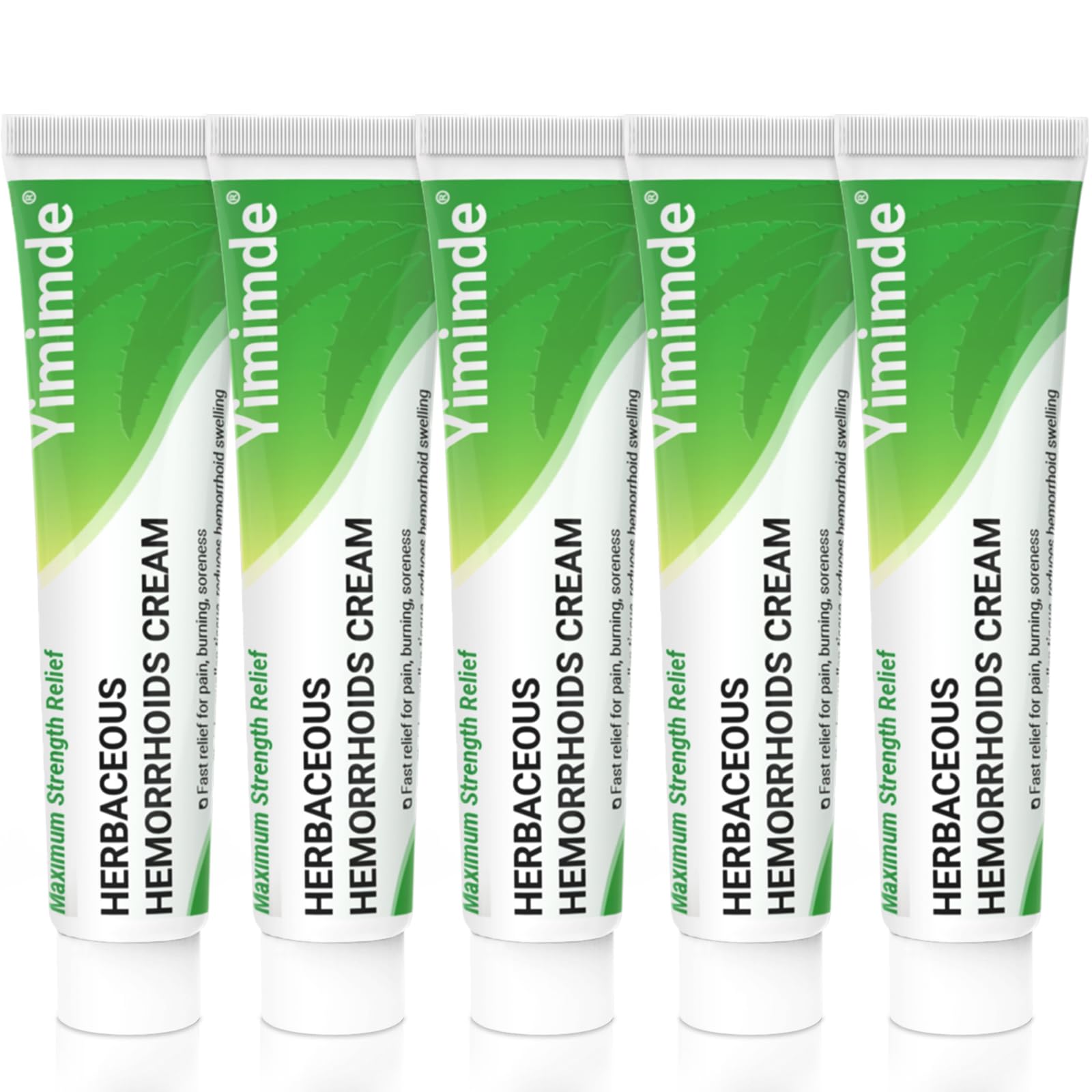 Hemorrhoid Treatment Ointment - Tubesmaximum Strength - Fast Relief from Pain, Itching, Burning, Swelling & Fissures | Natural Aloe & Vitamin E | Travel-Friendly10g x 5 Pieces Tubes - (1.76 Oz) yimimde Au supplements