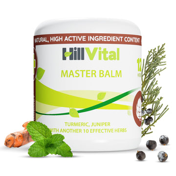 HillVital Herbal Joint Care Balm – Soothing Arnica & Turmeric Blend for Muscles & Joints – Lightweight Herbal Cooling Gel with Mint & Rosemary – Fast-Absorbing Natural Topical Cream Hill Vital Natural Solutions Au supplements
