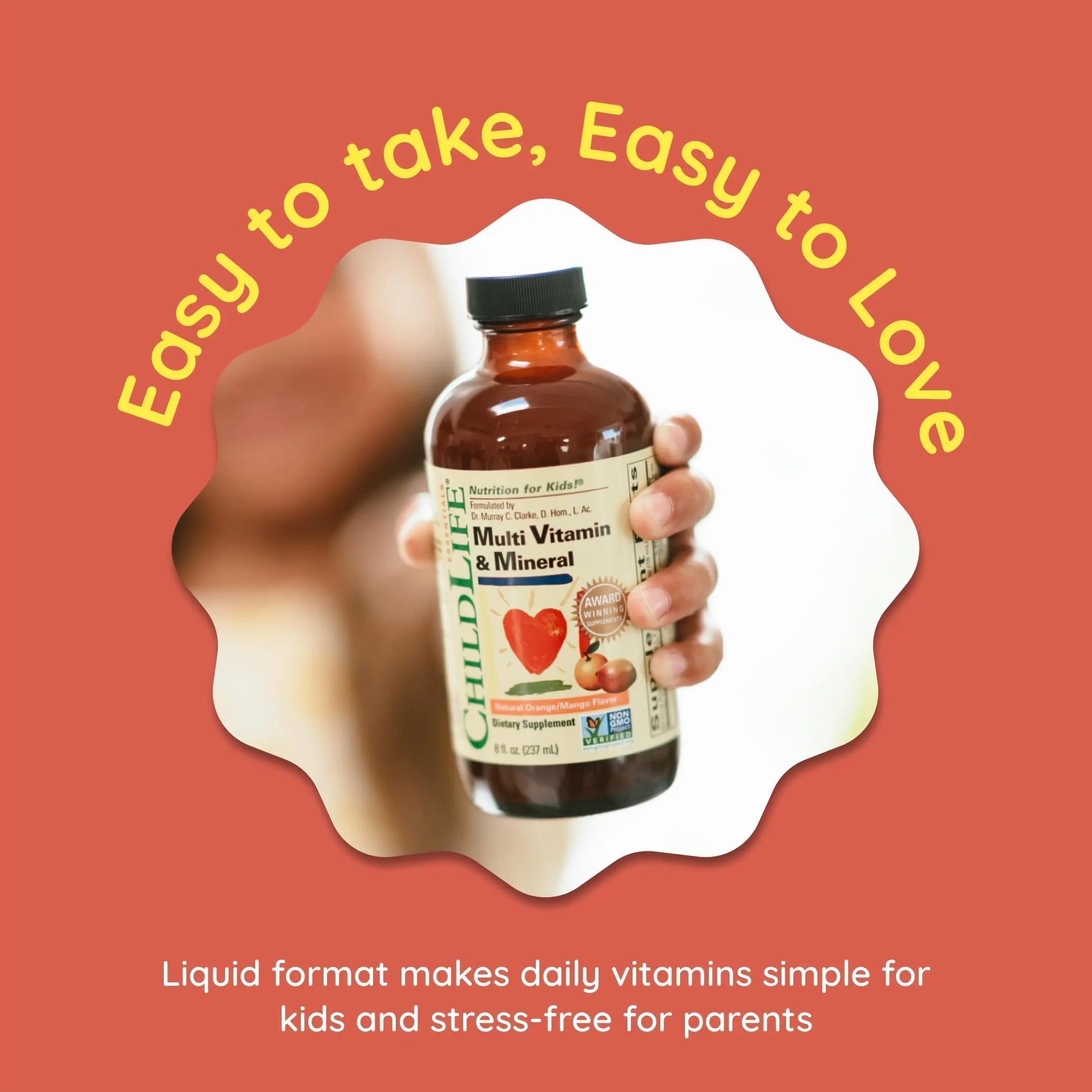 CHILDLIFE Essentials Kids Multivitamin & Mineral - Vitamins for Kids, Liquid Multivitamin for Toddler & Baby - Natural Orange & Mango, 8 Fl Oz (Pack of 2) CHILDLIFE ESSENTIALS Au supplements
