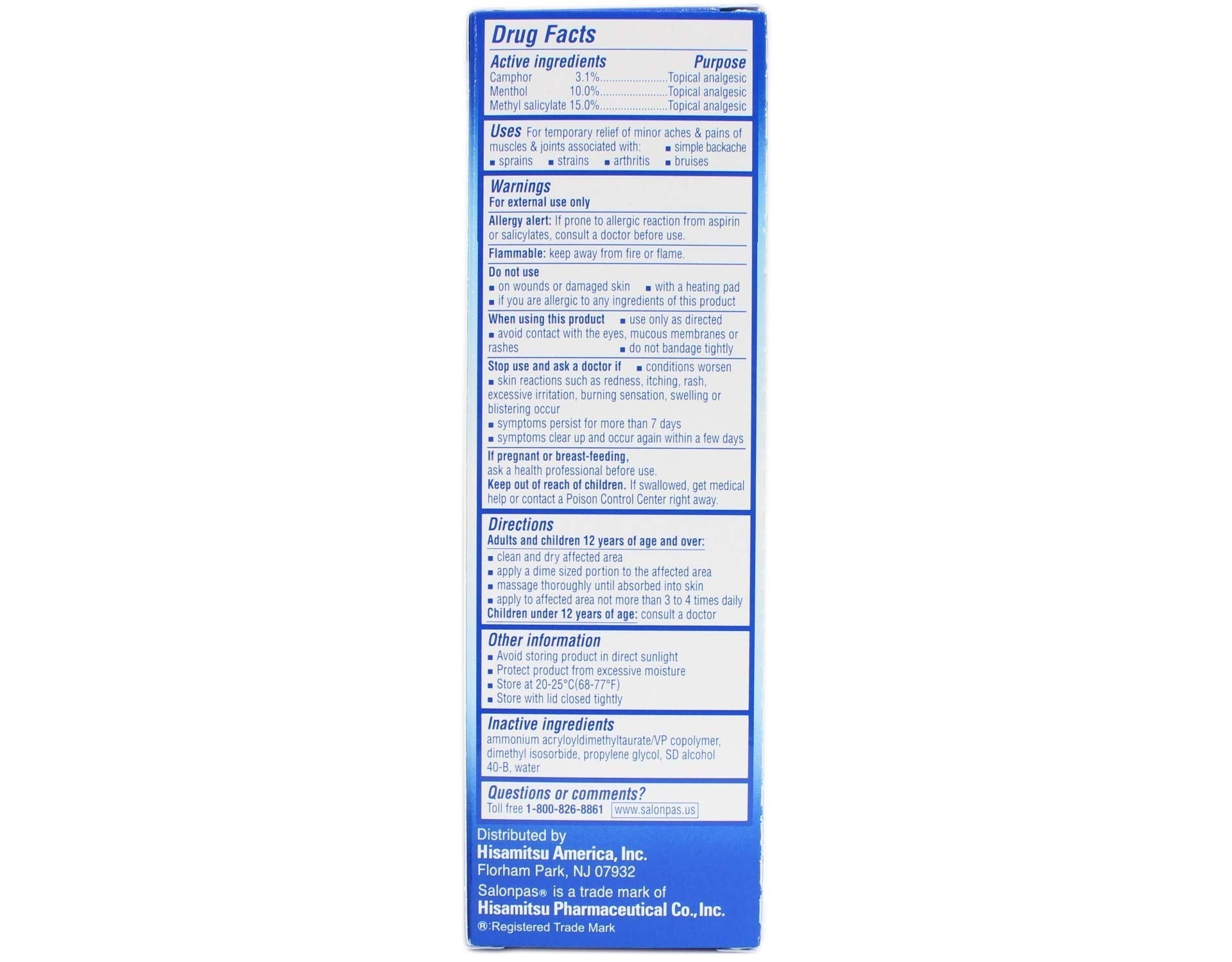 Salonpas Deep Pain Relieving Gel, 2.75 Oz (Pack of 2) Salonpas Au supplements