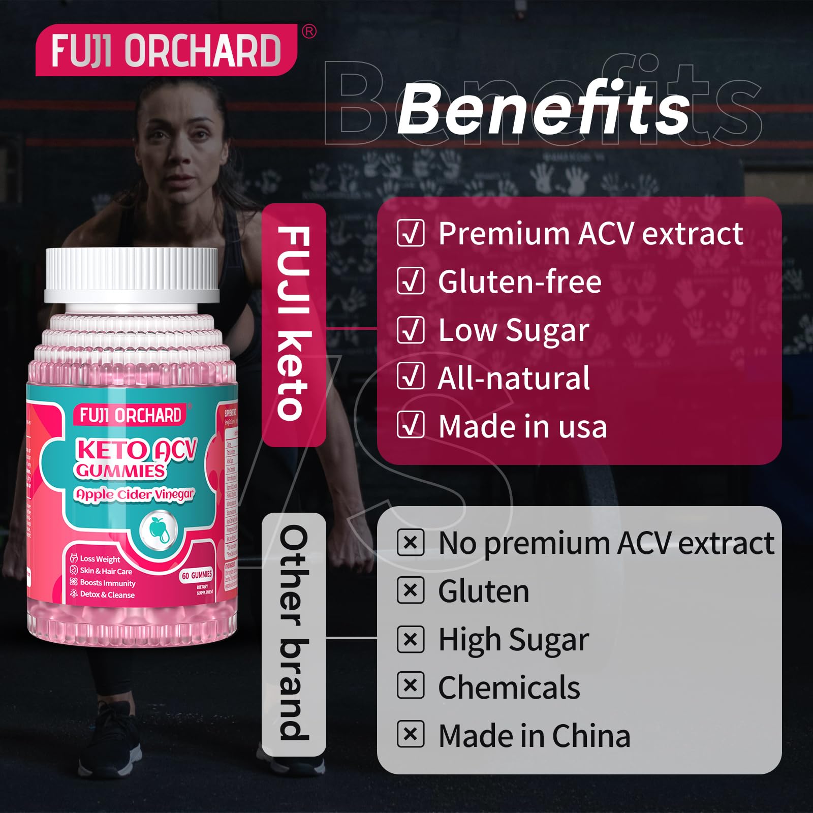 FUJI ORCHARD Keto Acv Gummies, 1500mg Keto Acv Gummies Advanced Weight Loss FUJI ORCHARD Au supplements