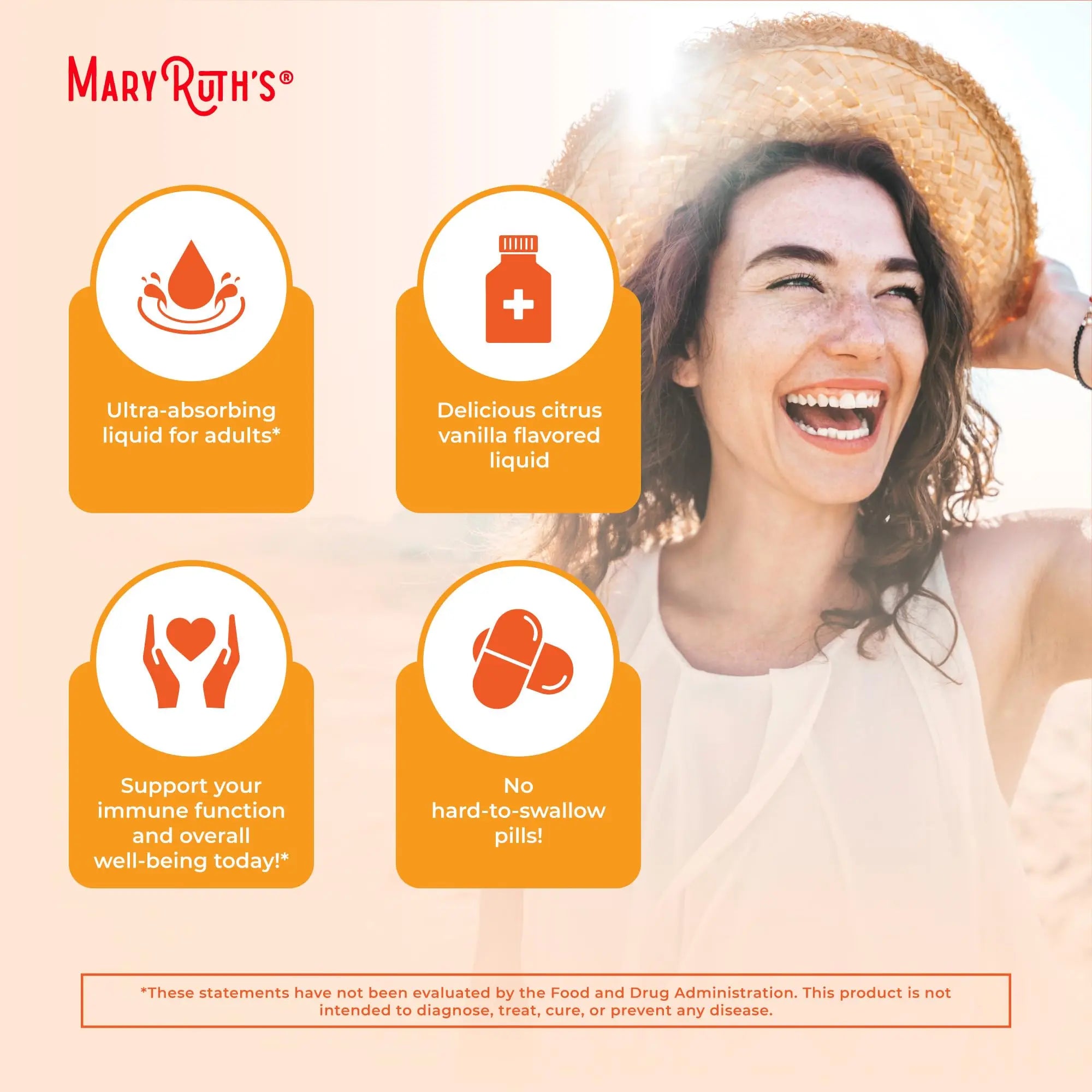 MaryRuth's Megadose Liquid Vitamin C Liposomal | 500 mg Per Serving | Ultra Absorption | Immunity | Antioxidant Support | Collagen Formation | Vegan | Gluten Free | Sugar Free | 7.6 Oz | 30 Servings MARYRUTH'S Au supplements