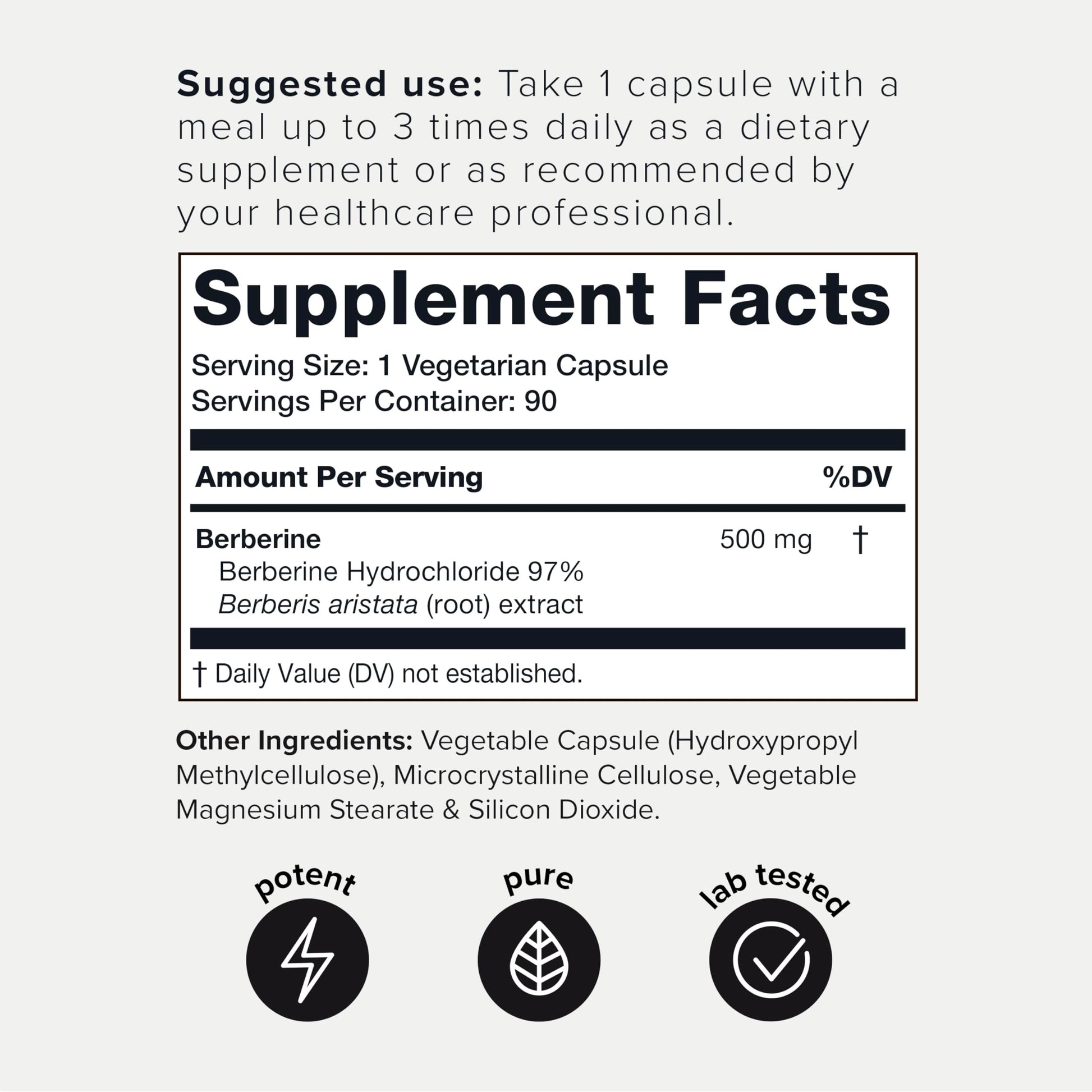 Toniiq Ultra High Strength Berberine HCl 500mg from The Himalayas - Berberine Suppleme Toniiq Au supplements