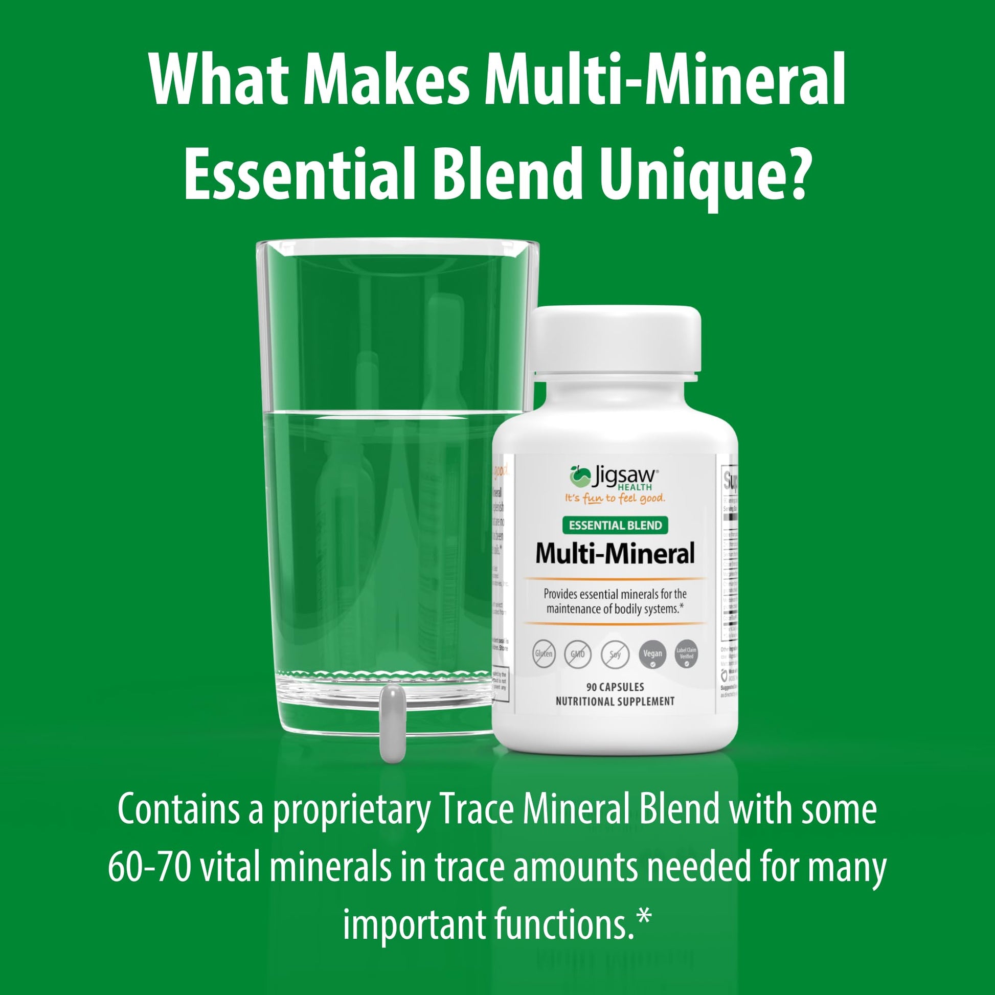 Jigsaw Health Multi-Mineral Essential Blend | 90 Capsules | 90 Servings Jigsaw Health Au supplements