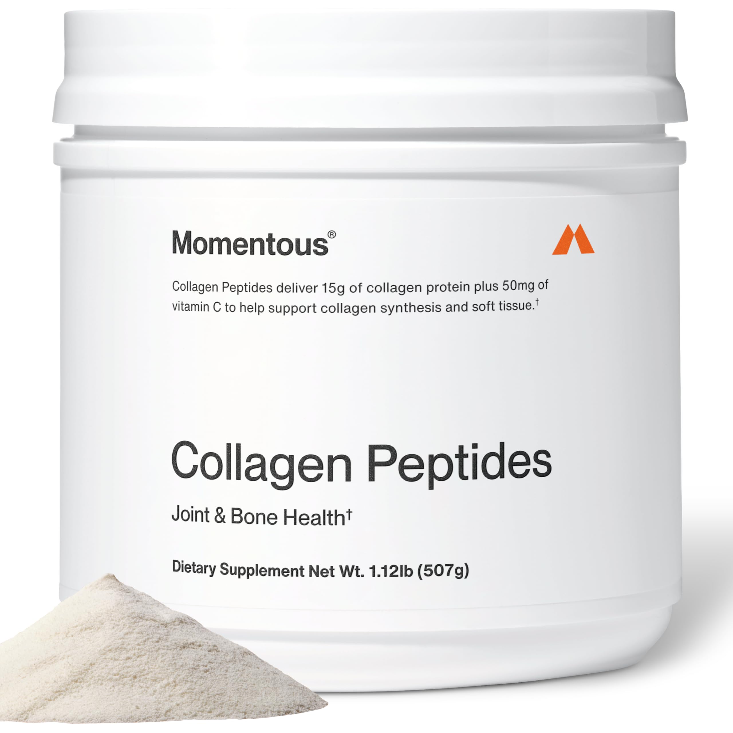 Momentous Grass-Fed Collagen Peptides Powder - Collagen Protein Powder with Fortigel & Vitamin C for Hair, Skin, Nails, & Joint Health Support - NSF Certified for Sport - Packaging May Vary Momentous Au supplements