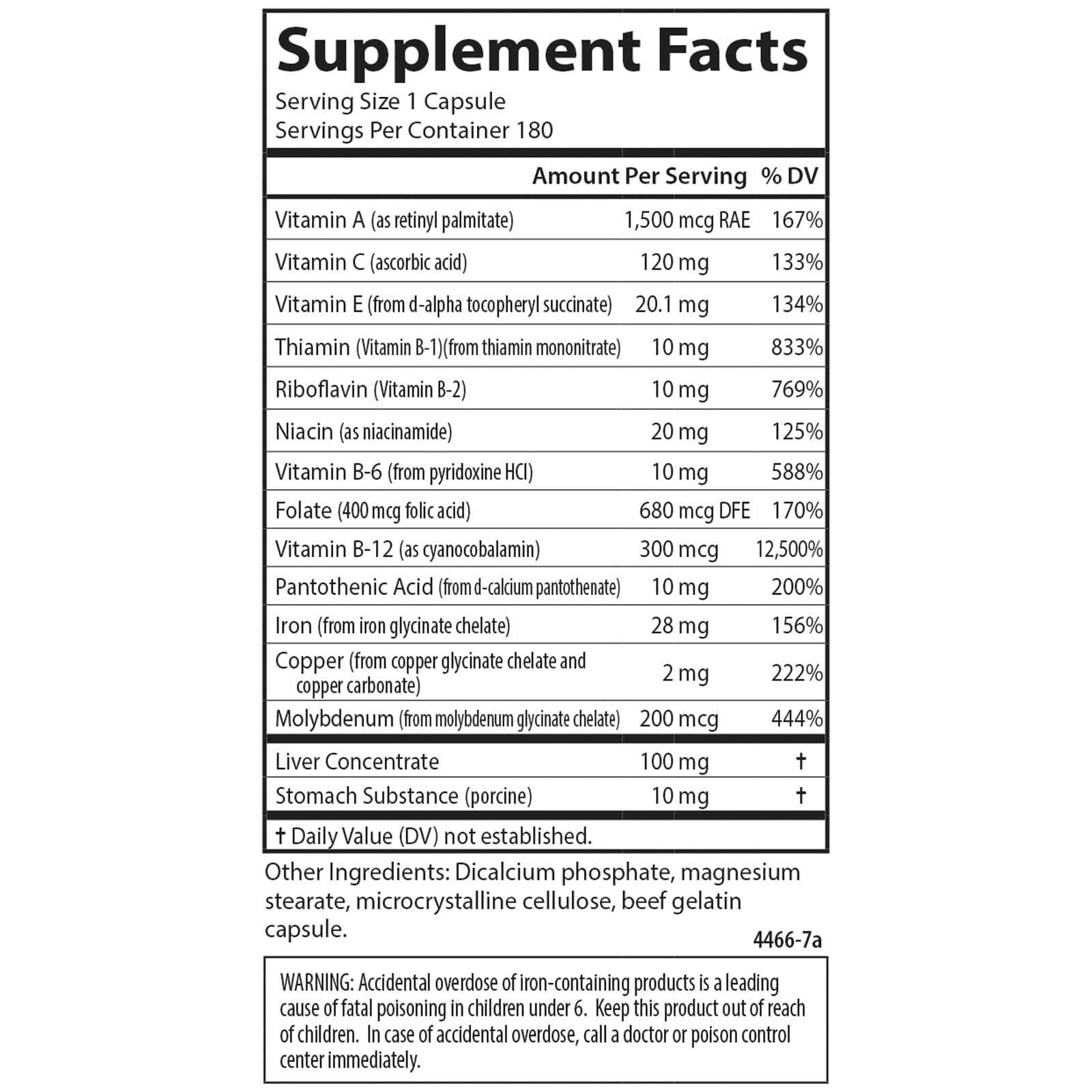 Carlson - Blood Nutrients, 28 mg Iron, Blood Development, Iron Absorption & Optimal Wellness, 40 Capsules Carlson Au supplements