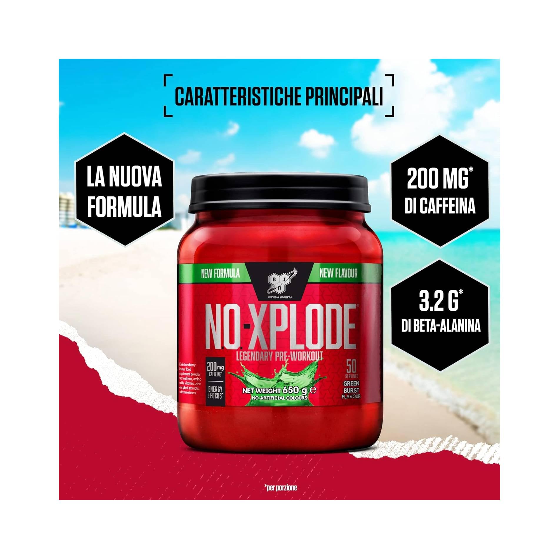 BSN Nutrition N.O.-Xplode Pre Workout Powder Food Supplement, Energy and Focus BSN Au supplements