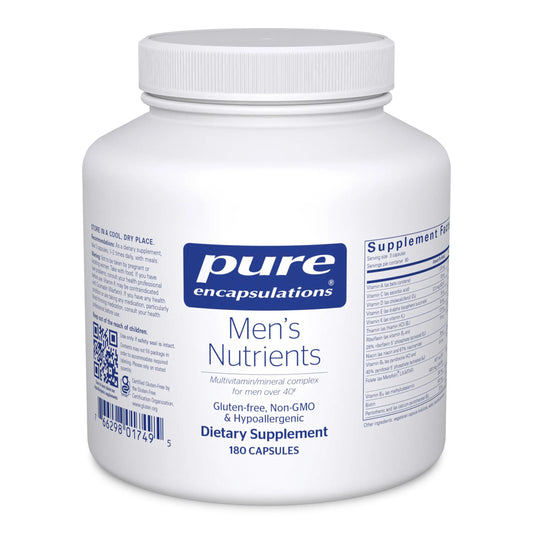 Pure Encapsulations Men's Nutrients - Multivitamin Mineral Supplement to Support Energy, Endurance & Stamina in Men Over 40* - with Vitamin D, Vitamin C & Trace Minerals - 180 Capsules Pure EncapsulationsAU supplements