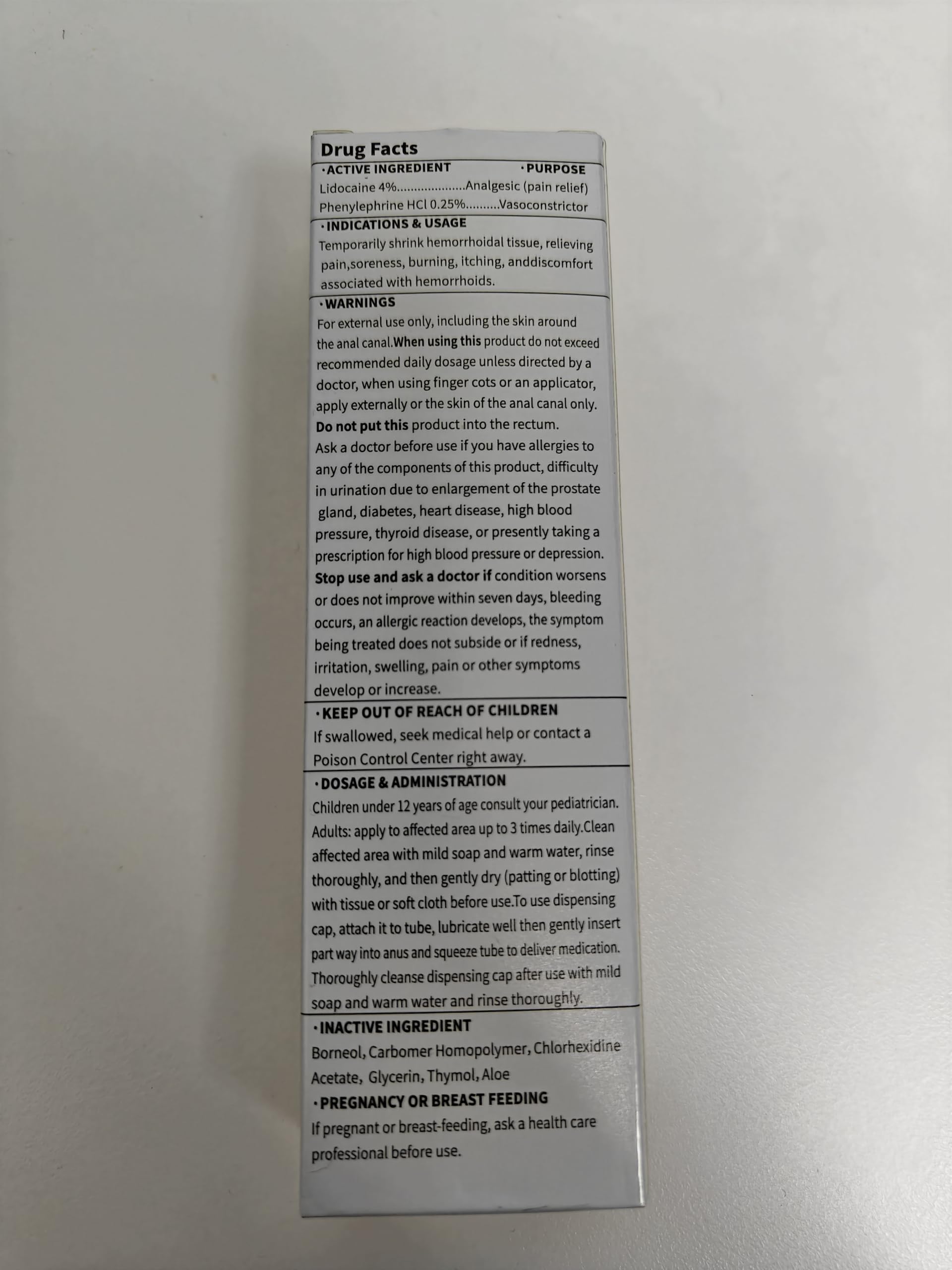 Hemorrhoid & Fissure Ointment, Hemorrhoid Treatment and Hemorrhoid Cream with Lidocaine 4% and Phenylephrine HCI for Fast Relief of Pain, Swelling, Itching, Burning, Hemorrhoidal treatment, 2 Pack-HH Emisun Au supplements