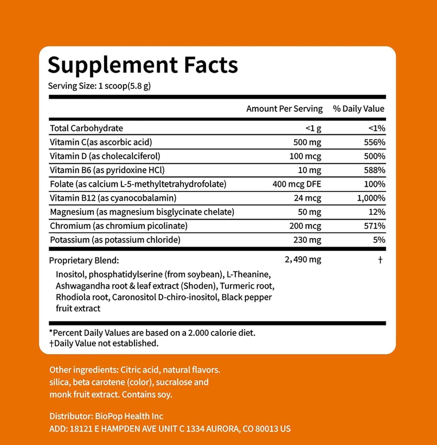 Cortisol Drink Powder - Natural Cortisol Supplements for Ashwagandha, L-Theanine, Turmeric Root, Black Pepper Extract, Relaxation, Focus, Mental Clarity oviaapo Au supplements