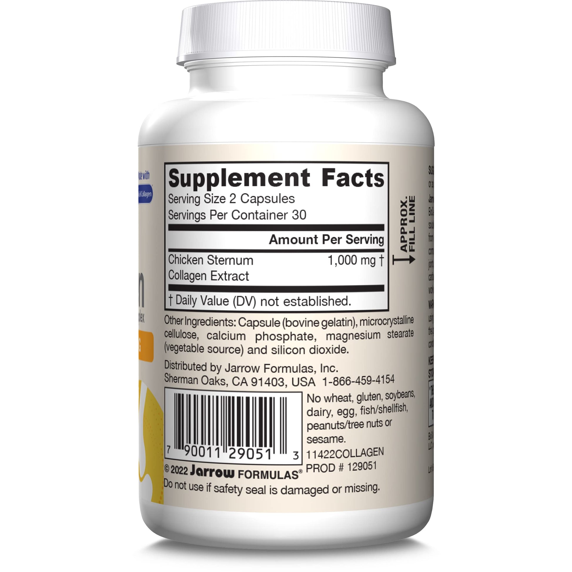Jarrow Formulas® Type II Collagen Complex 1000 mg Supplements, Supports Skin and Joint Health, 60 Capsules, 30 Day Supply Jarrow Formulas Au supplements