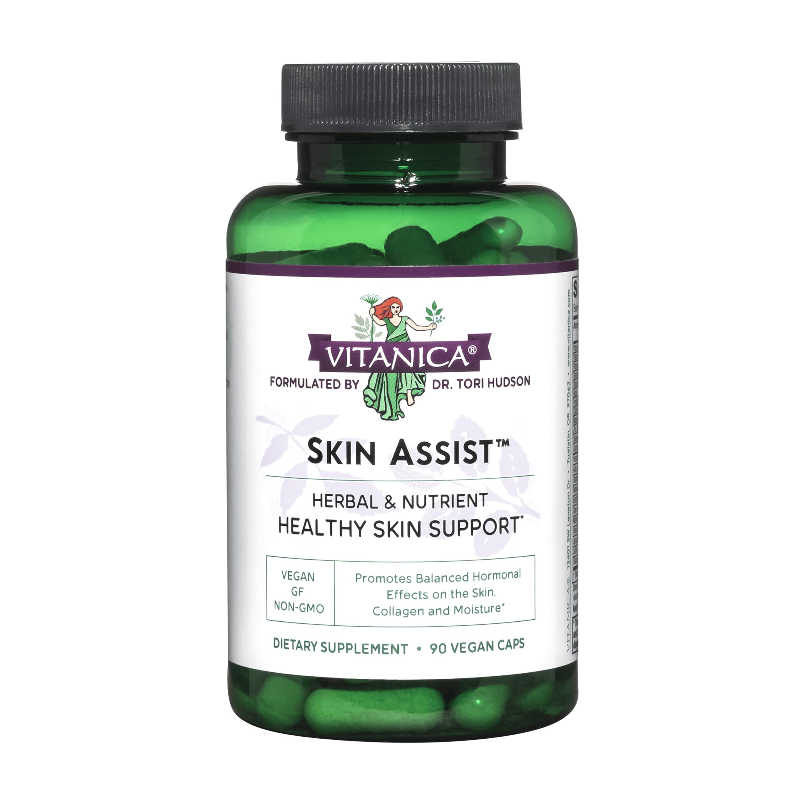 Vitanica, Skin Assist, Skin Support, Vegan, 90 Capsules Vitanica Au supplements