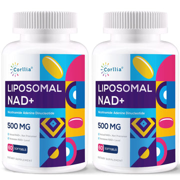 Liposomal NAD+ 500mg with TMG 250mg Softgels, Nicotinamide Riboside Alternative, Actual NAD+ Supplement, 120 Servings Corllia Au supplements