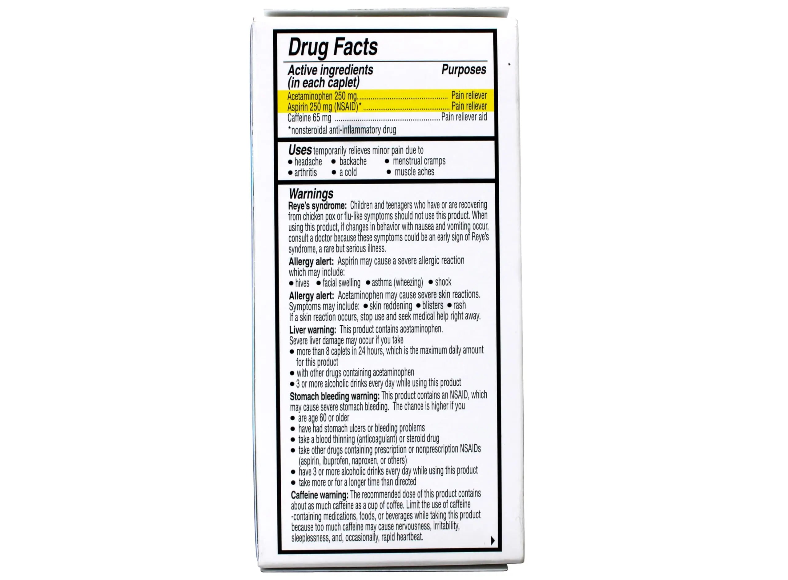 Vanquish Extra Strength Pain Reliever Caplets-100 ct. (Pack of 3) Vanquish Au supplements
