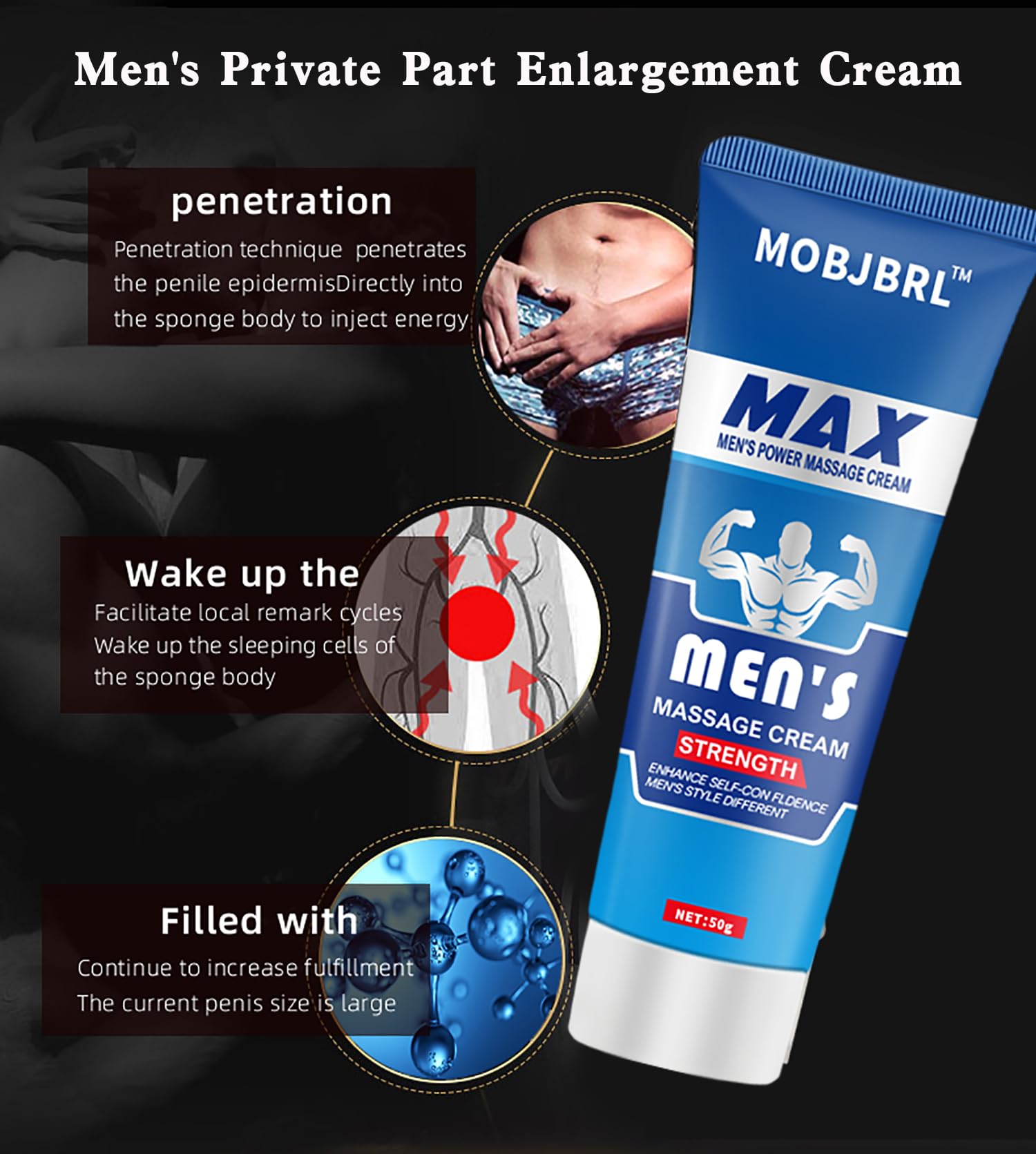 Men's Care Ultra Muscle Building Cream Ultra Growth Cream for Men's Size and Strength MOBJBRL Au supplements