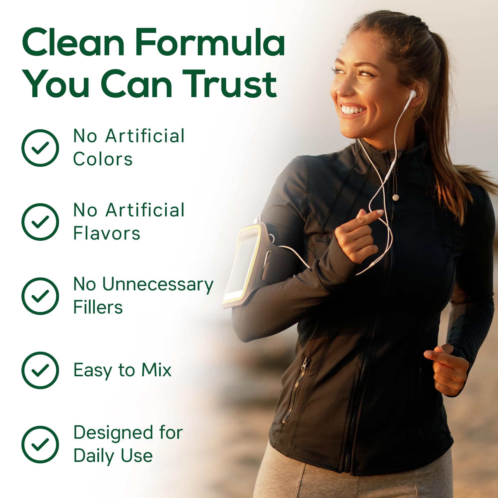 Boost UltraGreens Super Greens Powder - Organic Spirulina, Grasses & Antioxidants | Premium Superfood for Daily Energy | Detox & Whole-Body Wellness - 50 Servings Parker Naturals Au supplements