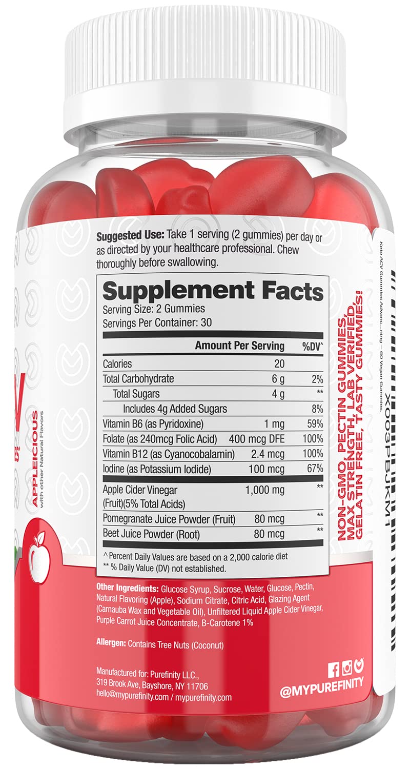 PUREFINITY Keto ACV Gummies to Support Weight Loss and Detox - True Form Keto ACV PUREFINITY Au supplements
