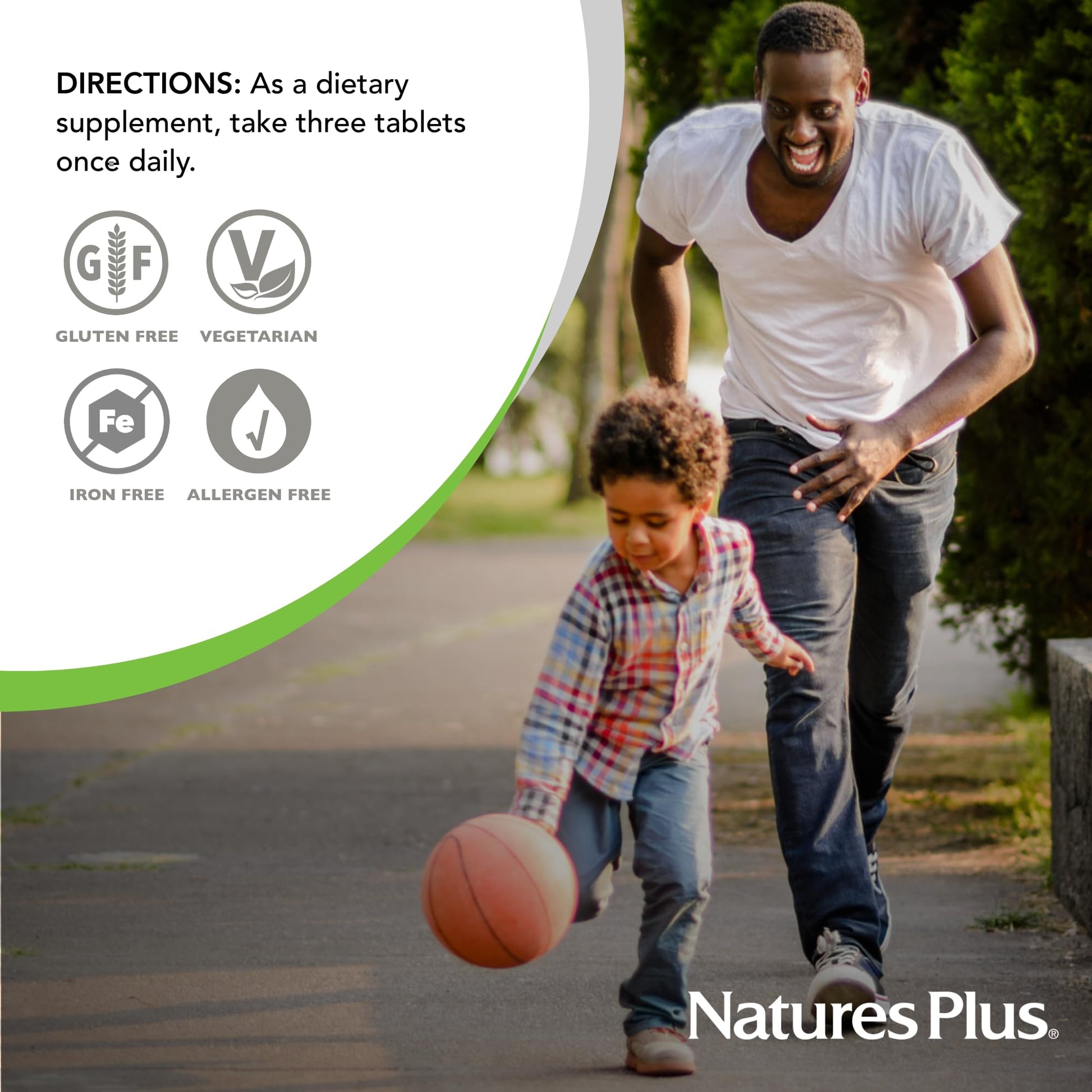 NaturesPlus Source of Life No Iron - 90 Tablets - Multivitamin & Mineral Supplement with Vitamin D3 - Supports Natural Energy & Well-Being - Gluten Free, Vegetarian - 30 Servings NaturesPlus Au supplements