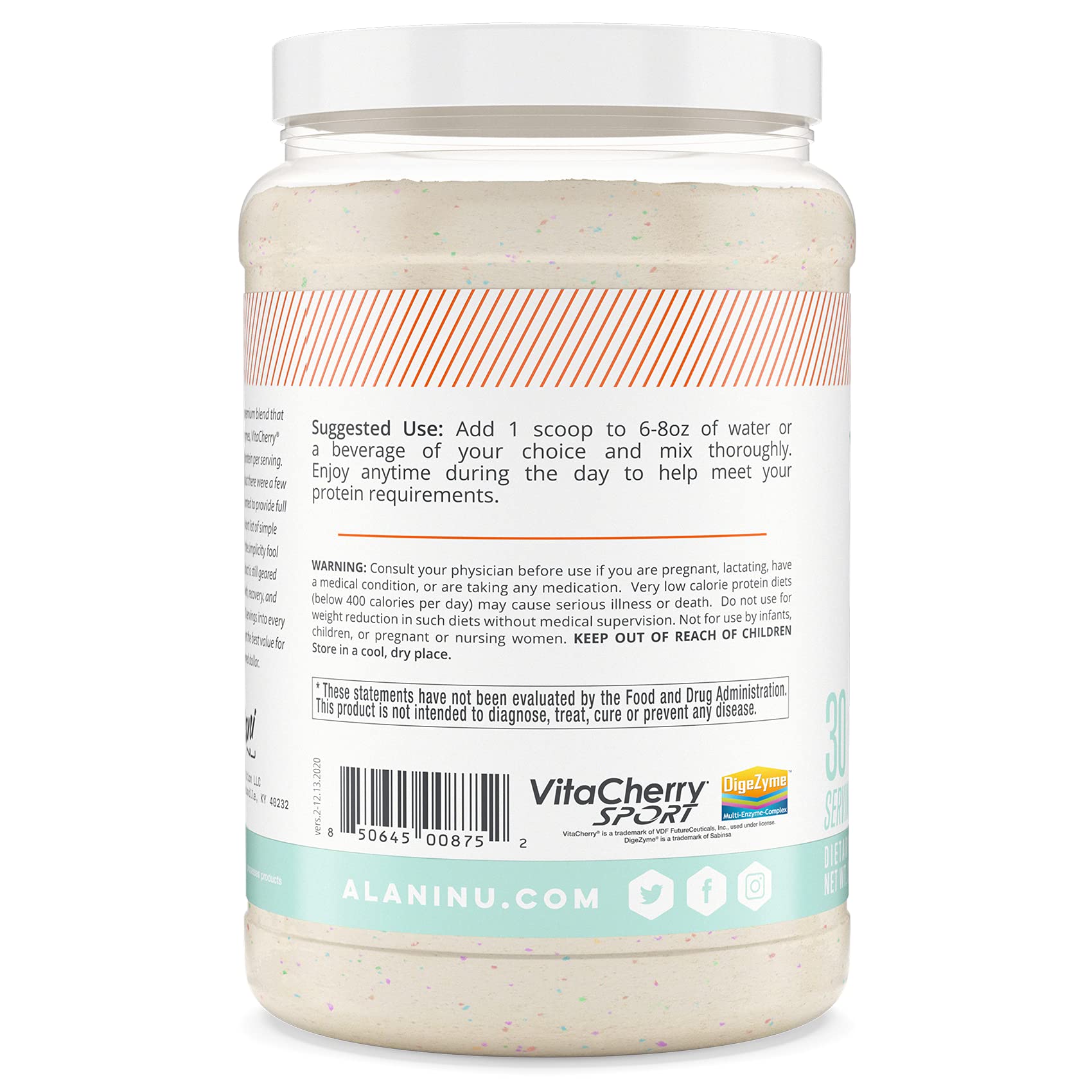 Alani Nu Whey Protein Powder Confetti Cake | 23g Protein with Low Sugar & Digestive Enzymes Alani Nu Au supplements