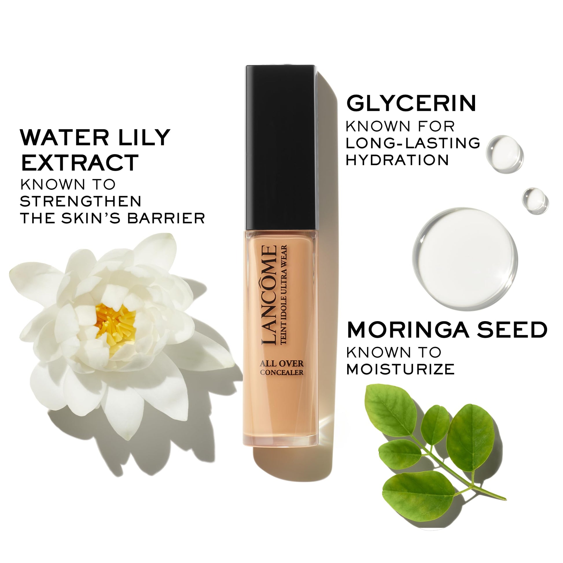 Lancôme Teint Idole Ultra Wear All Over Full Coverage Concealer - Natural Matte Finish & Lightweight Under Eye Concealer - Up To 24H Wear - 215 Buff Neutral Lancôme Au supplements