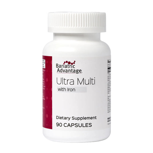Bariatric Advantage Ultra Multivitamin with Iron - Ultra Multi with Iron - Capsule Format Multivitamin - Provides Full Complex of B Vitamins Bariatric AdvantageAU supplements