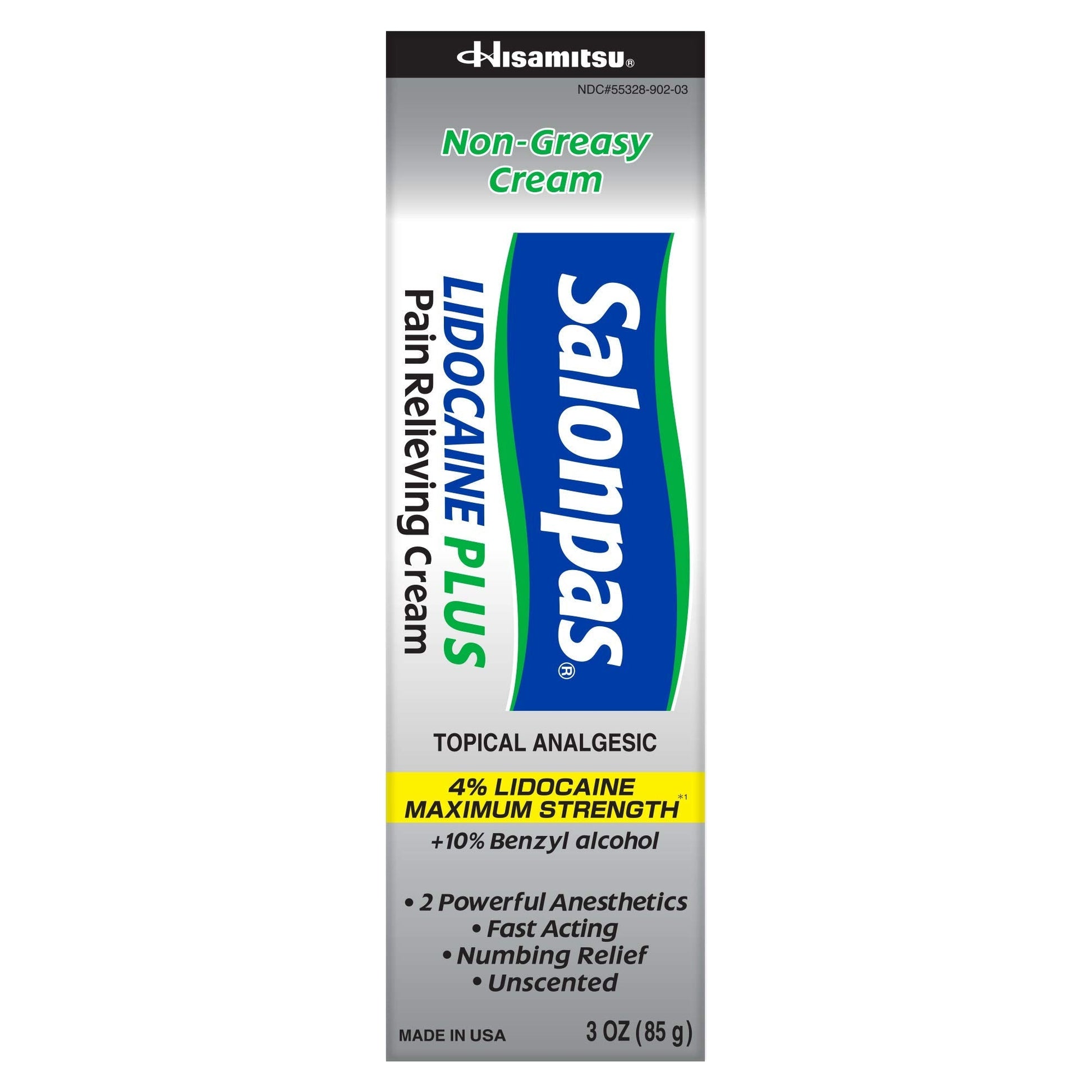 Salonpas Lidocaine Plus Pain Relieving Cream, 3 Ounce Tube Salonpas Au supplements