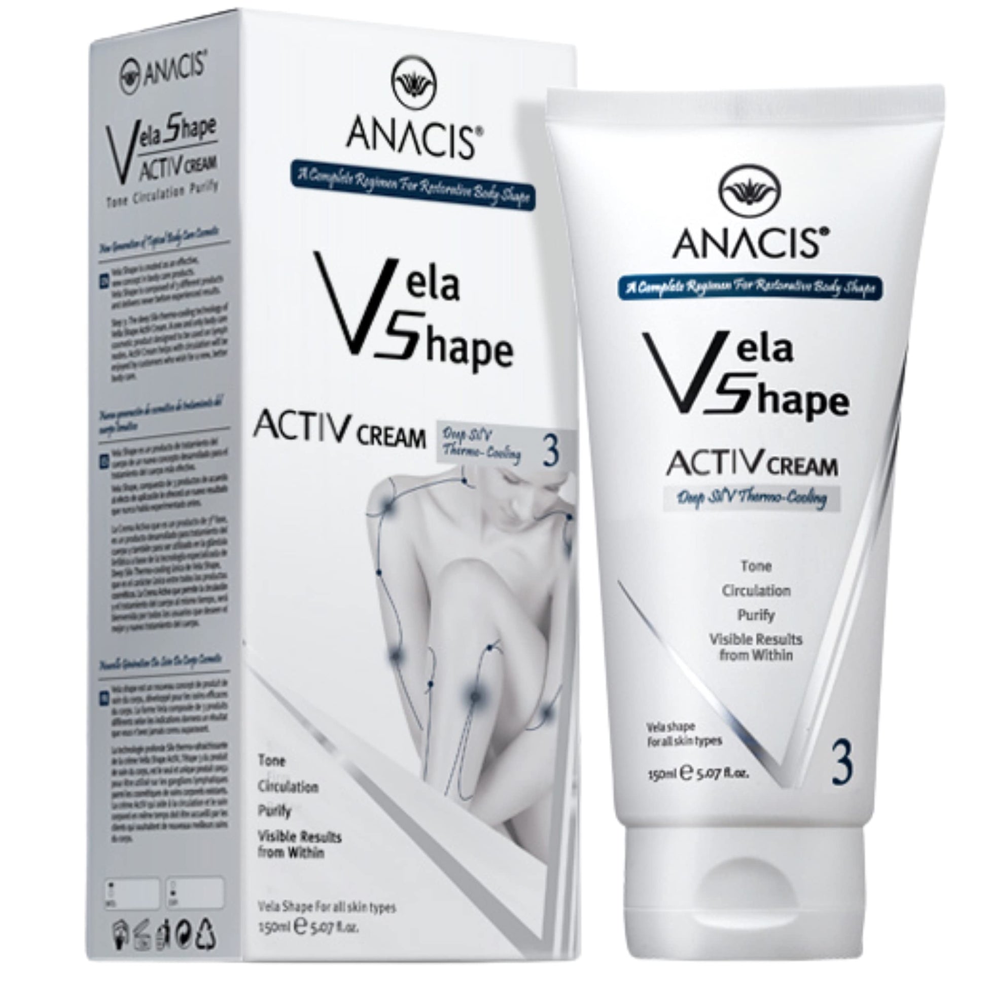Cellulite Control Cream Active Body Contour Firming Tightening Toning. Anacis 5.07Oz Anacis Au supplements