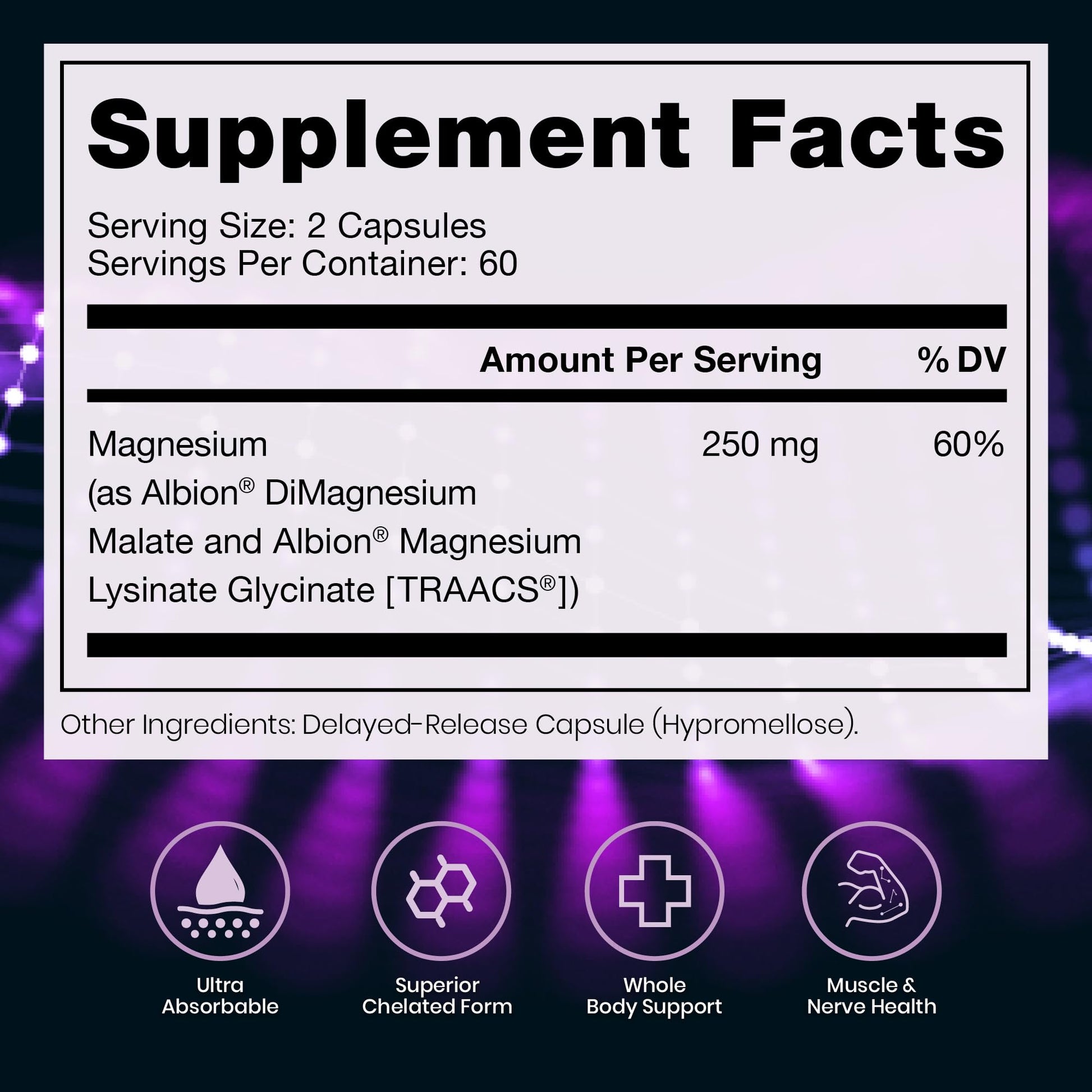 Pure TheraPro Rx Optimum Magnesium Lysinate Glycinate & Di-Magnesium Malate, Made in USA | 2 Month Supply | Chelated for Maximum Absorption, Supports Bone Health & Energy, Non-GMO Pure Therapro Rx Au supplements