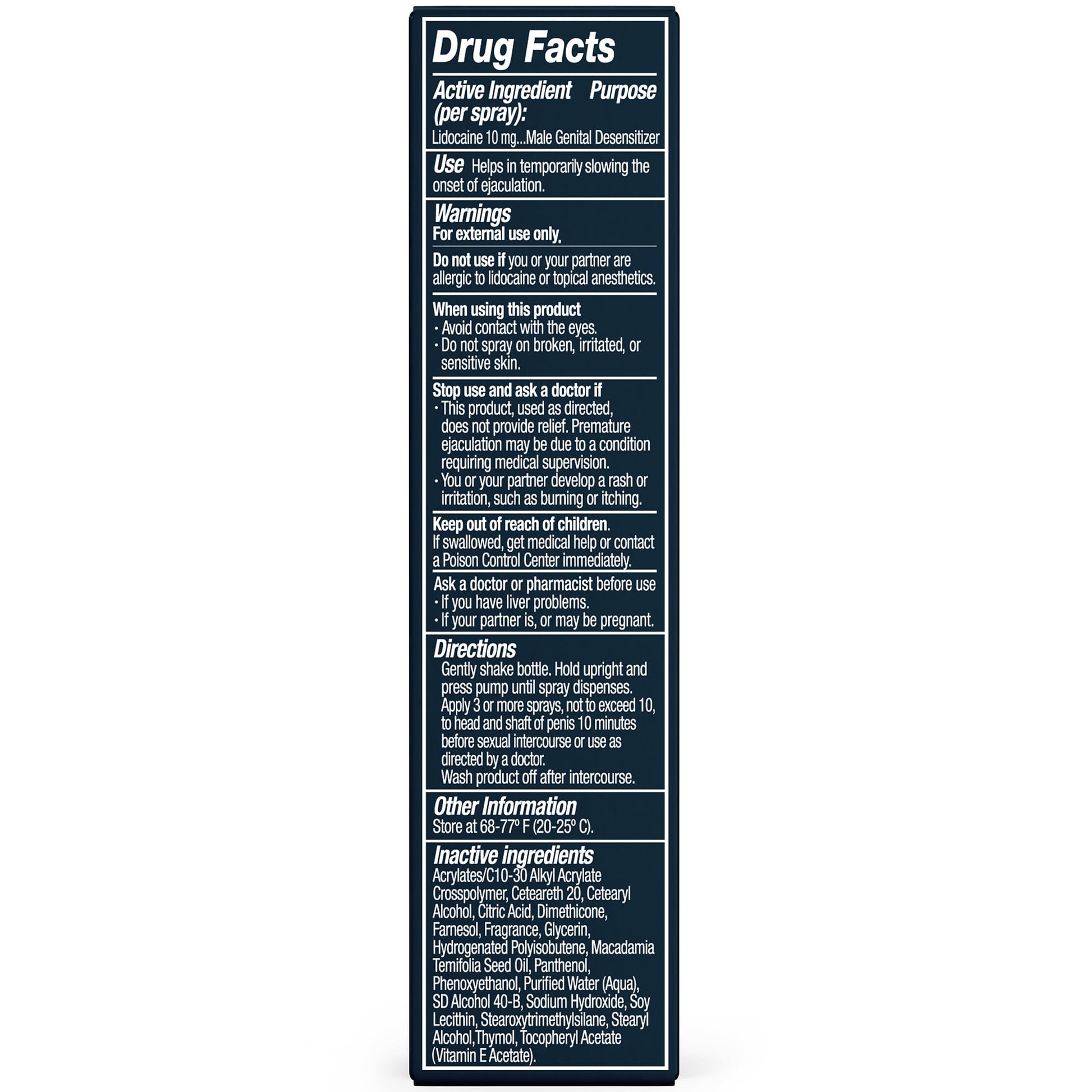 Promescent Desensitizing Delay Spray for Men Clinically Proven to Help You Last Longer in Bed, Prolong Climax for Him, 2.6 ml + Testosterone Booster for Men Supplement with KSM-66 Ashwagandha Promescent Au supplements