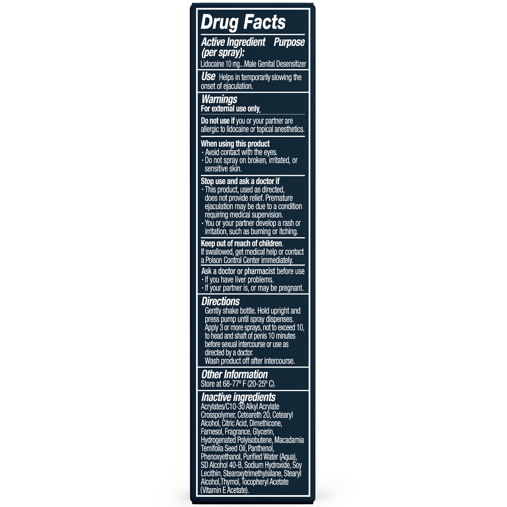 Promescent Desensitizing Delay Spray for Men Clinically Proven to Help You Last Longer in Bed, Prolong Climax for Him, 2.6 ml + Testosterone Booster for Men Supplement with KSM-66 Ashwagandha Promescent Au supplements