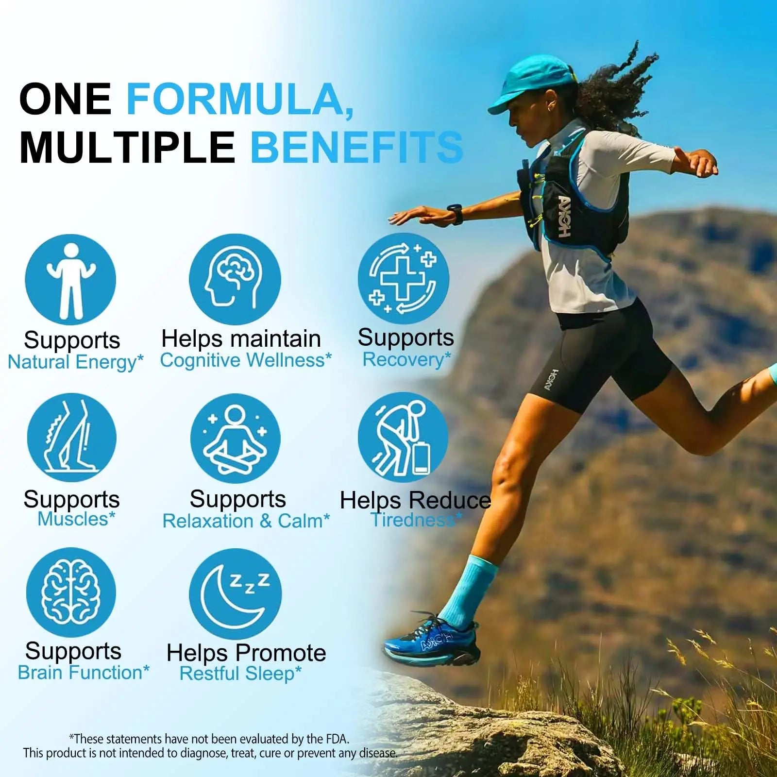 Magnesium Complex 8-in-1 High Potency with 8 Essential Forms, Vegan Capsules for Muscle, Nerve & Bowel Support, Relief Fatigue & Improve Sleep (90 Capsules) KITNOBLIS Au supplements