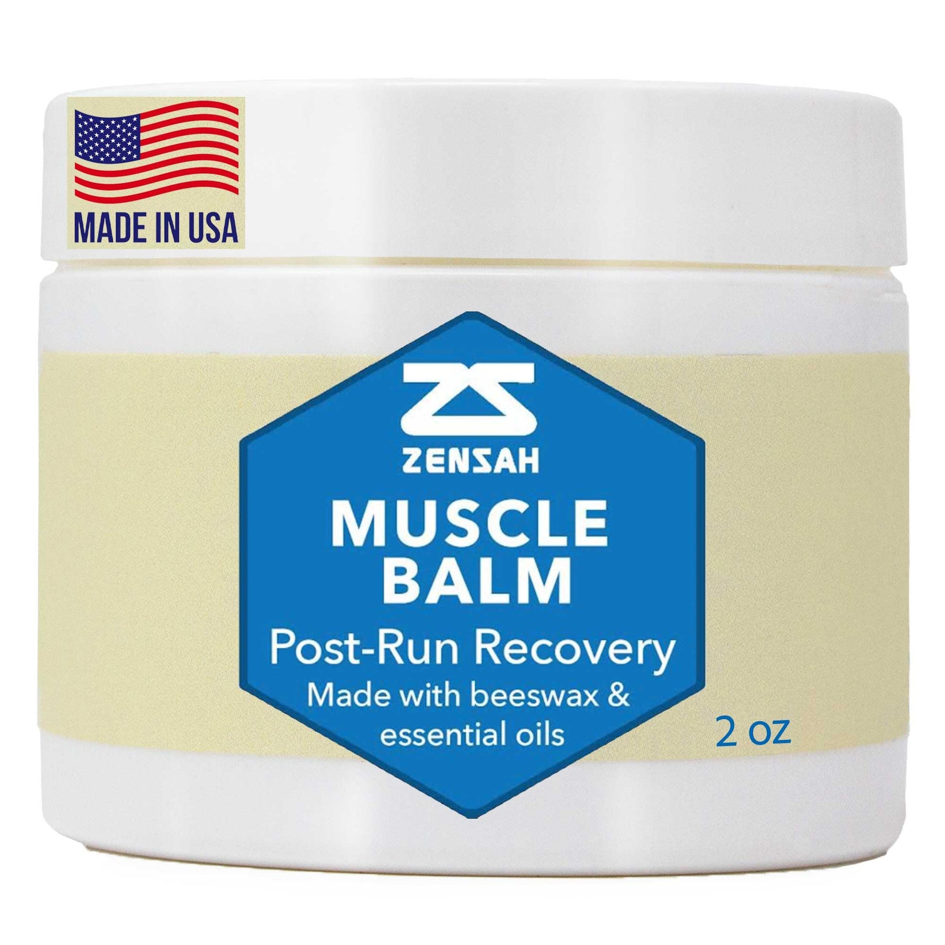 Zensah Recovery Muscle Balm - Relief Cream for Athletes, Rub for Tendonitis, Ankle Sprain, Lower Back, Knee, Shoulder, Neck, Foot, Shin Splints and Cramps Zensah Au supplements