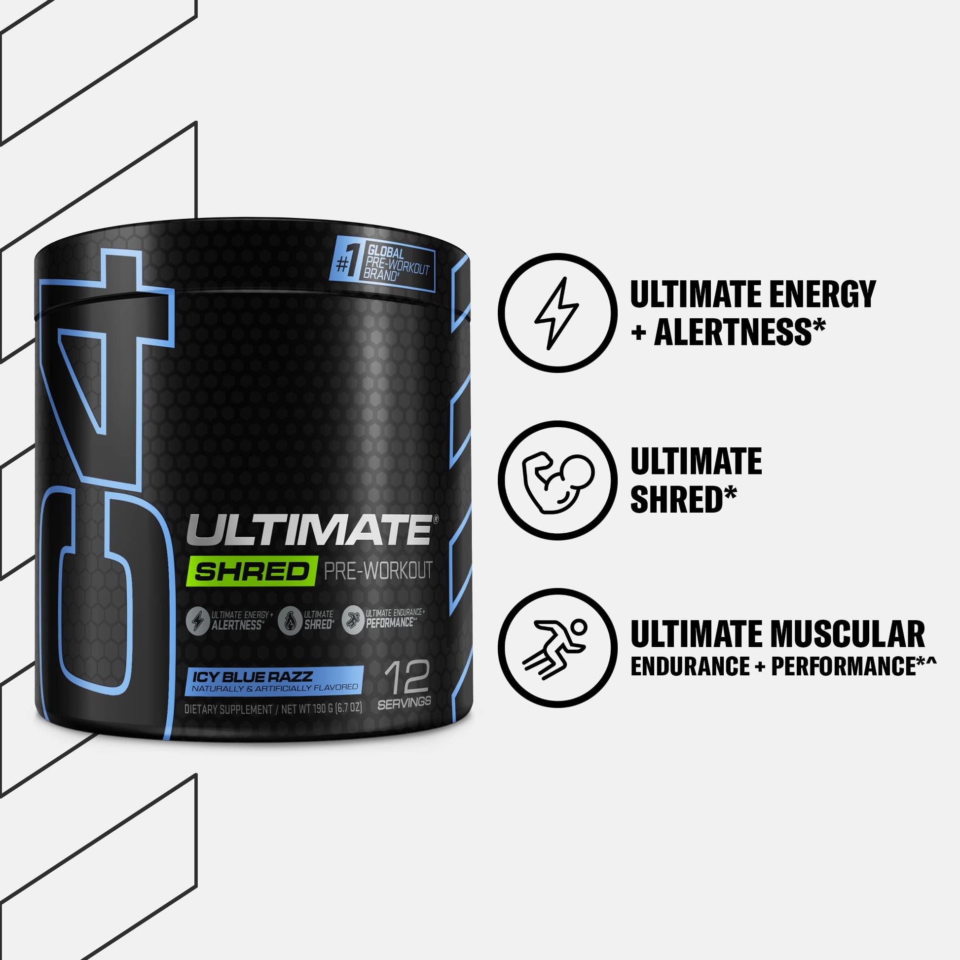 Cellucor C4 Ultimate Shred Pre Workout Powder, Fat Burner for Men & Women, Metabolism Cellucor Au supplements