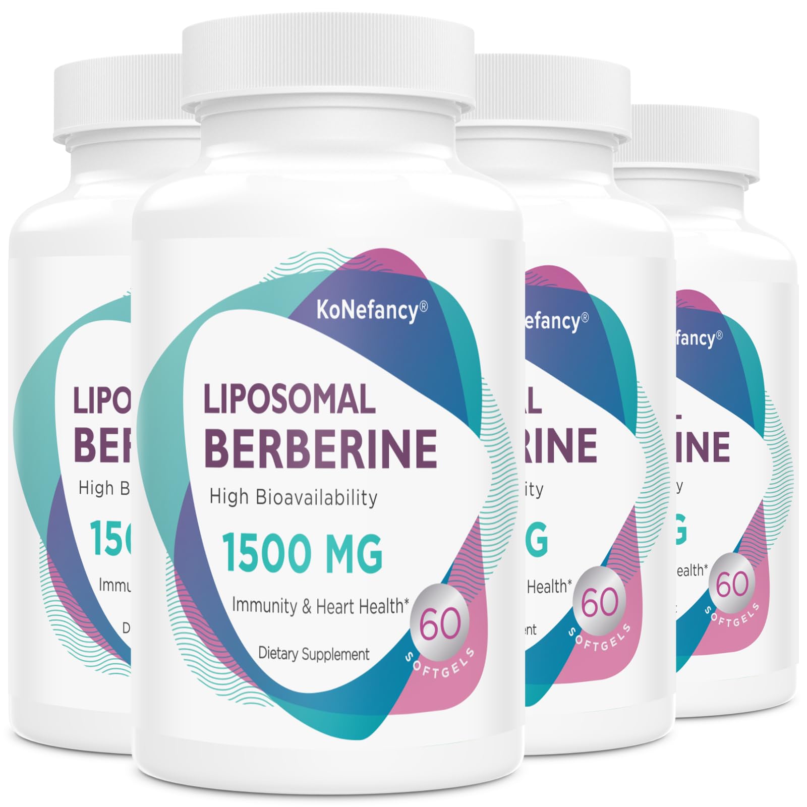 Liposomal Berberine Supplement 1500mg - High Bioavailability Berberine HCL Capsules KoNefancy Au supplements