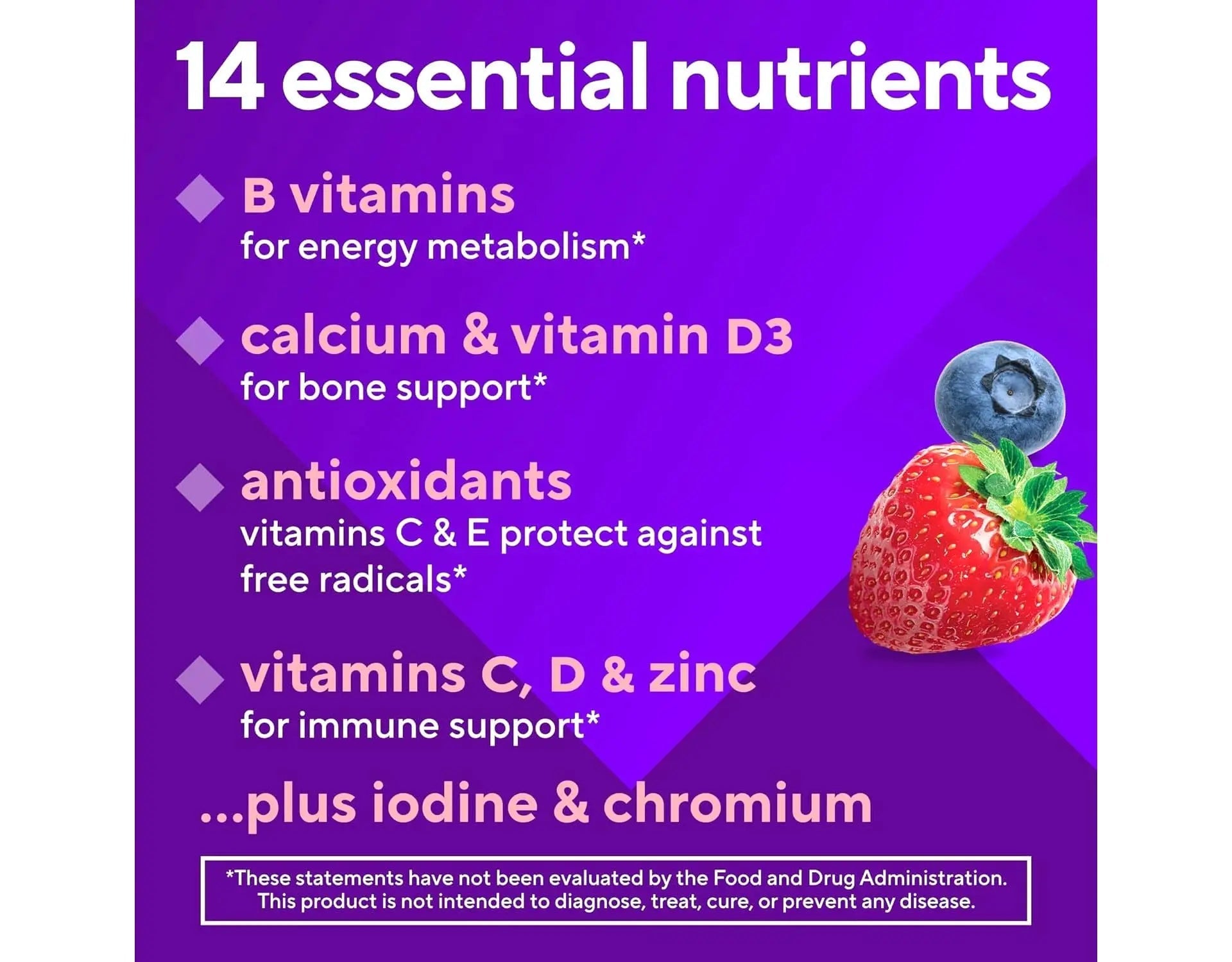 Vitafusion 150 Count with Vitamins A, C, D, E, B-6 and B-12 Womens Multivitamin Gummies, Berry Flavored Daily Vitamins for Women Vitafusion Au supplements
