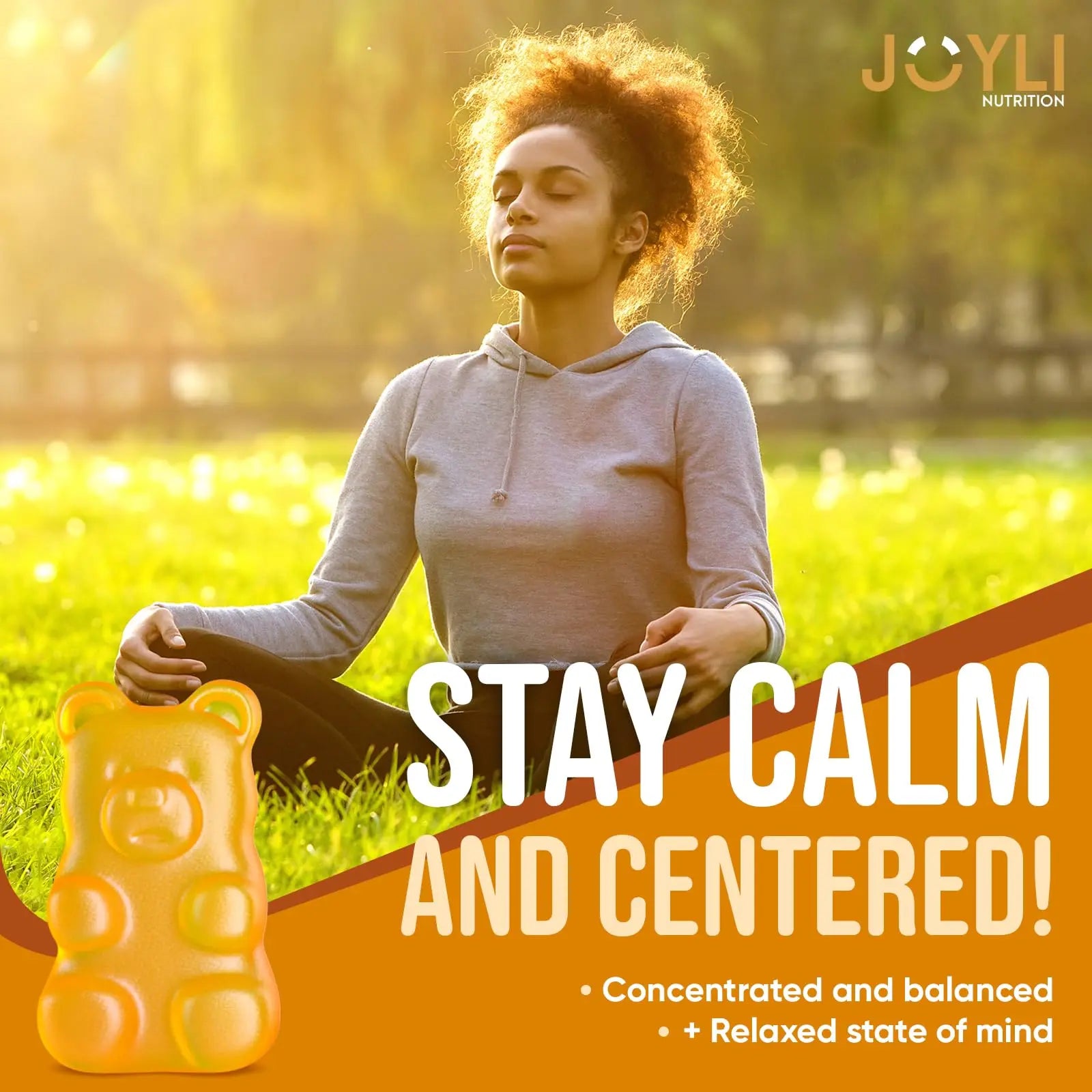 Joyli L Tyrosine Gummies 1000MG - L-Tyrosine Supplement for Kids & Adults - Calm & Focus Gummies for Brain, Memory, Mood, and Energy - 500mg L- Tyrosine Powder per Gummy - Vegan, Gluten-Free JOYLI Nutrition Au supplements