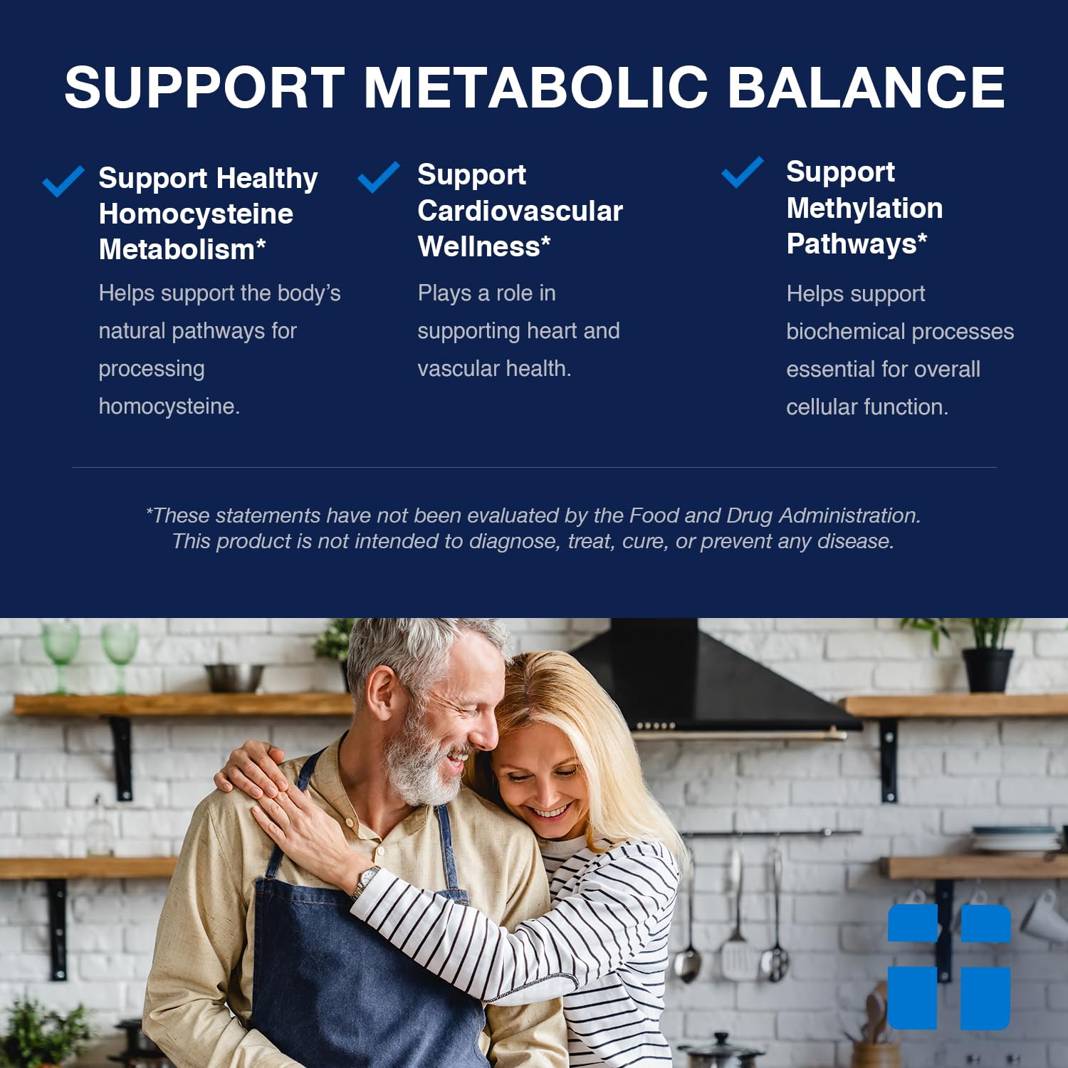 Opti + Homocysteine Capsules | Daily Brain and Heart Health Supplements* | Brain Supplement with Methylcobalamin & Methylfolate | 60 capsules/30 Servings Opti + Life Au supplements