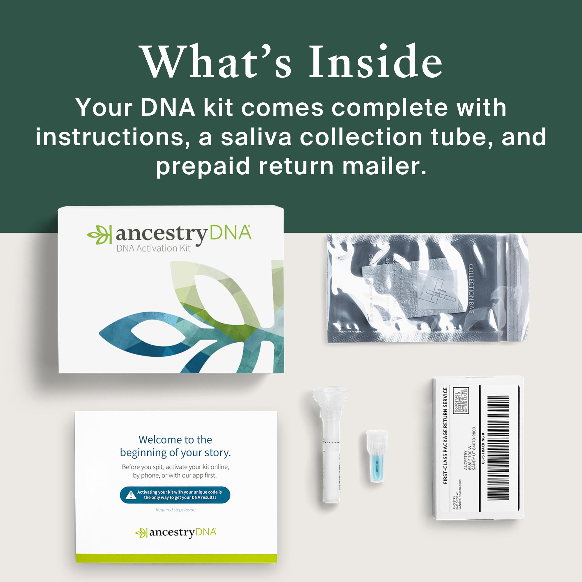 AncestryDNA Genetic Test Kit: Personalized Genetic Results, DNA Ethnicity Test, Origins AncestryDNA Au supplements
