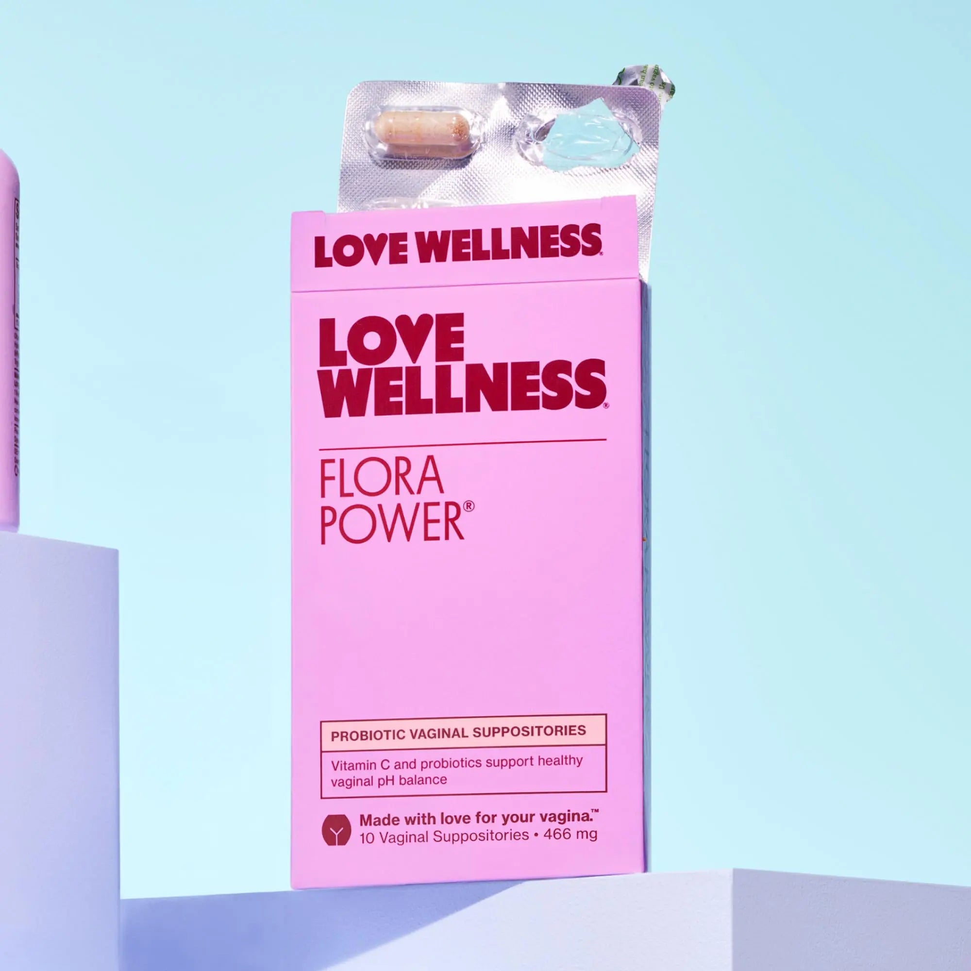 Love Wellness Flora Power | Vaginal Probiotic Suppositories with Vitamin C | Supports pH Balance & Vaginal Health | Fragrance-Free, Non-GMO & Paraben-Free | 10 Count Love Wellness Au supplements