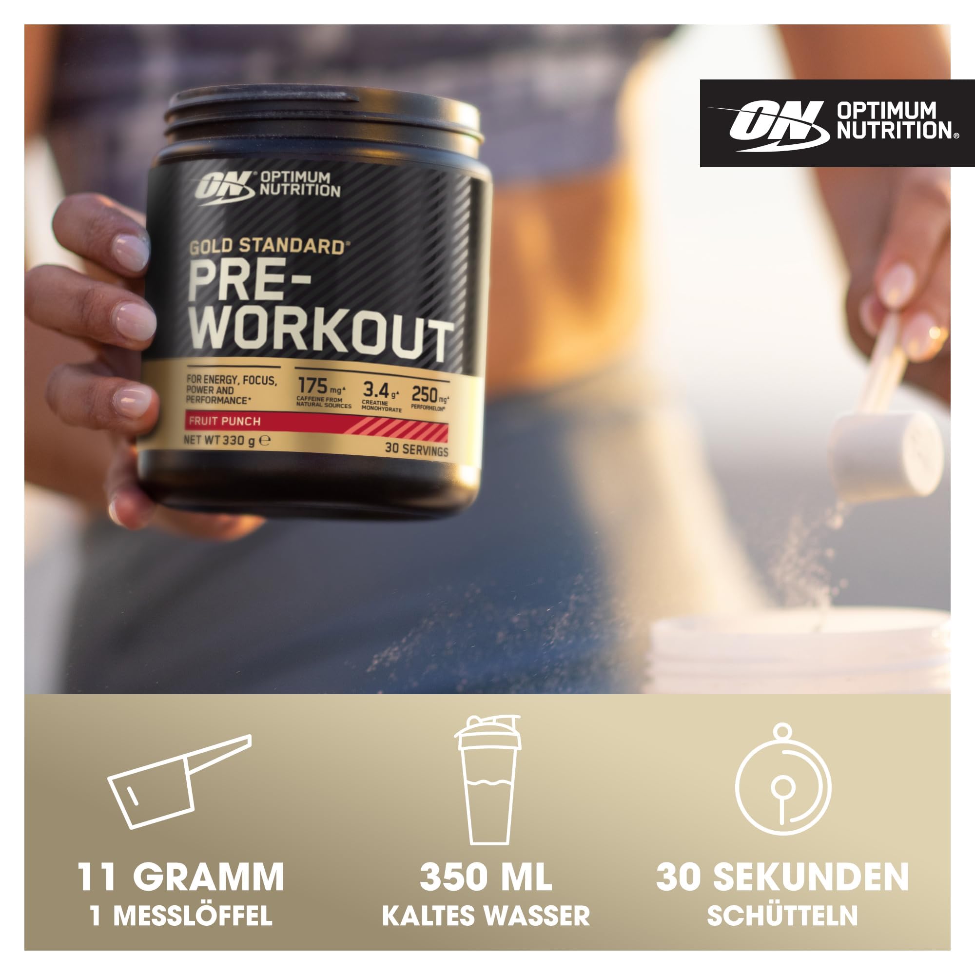 Optimum Nutrition Gold Standard Pre Workout Powder, Energy Drink with Creatine Monohy Optimum Nutrition Au supplements