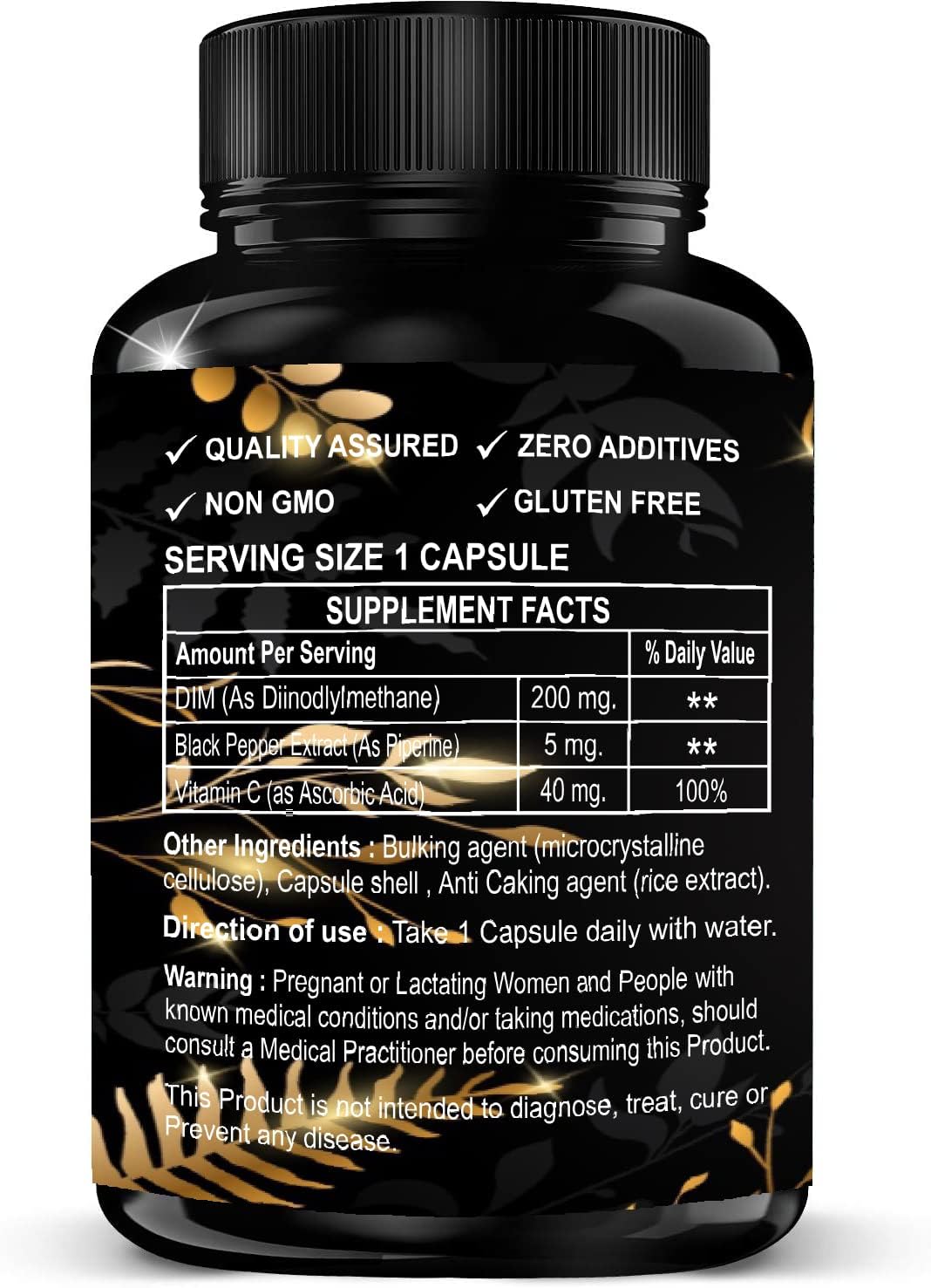 DIM Supplement 200 mg | Estrogen Balance for Women & Men | Hormone Balance, Hormonal Acne Supplements Generic Au supplements