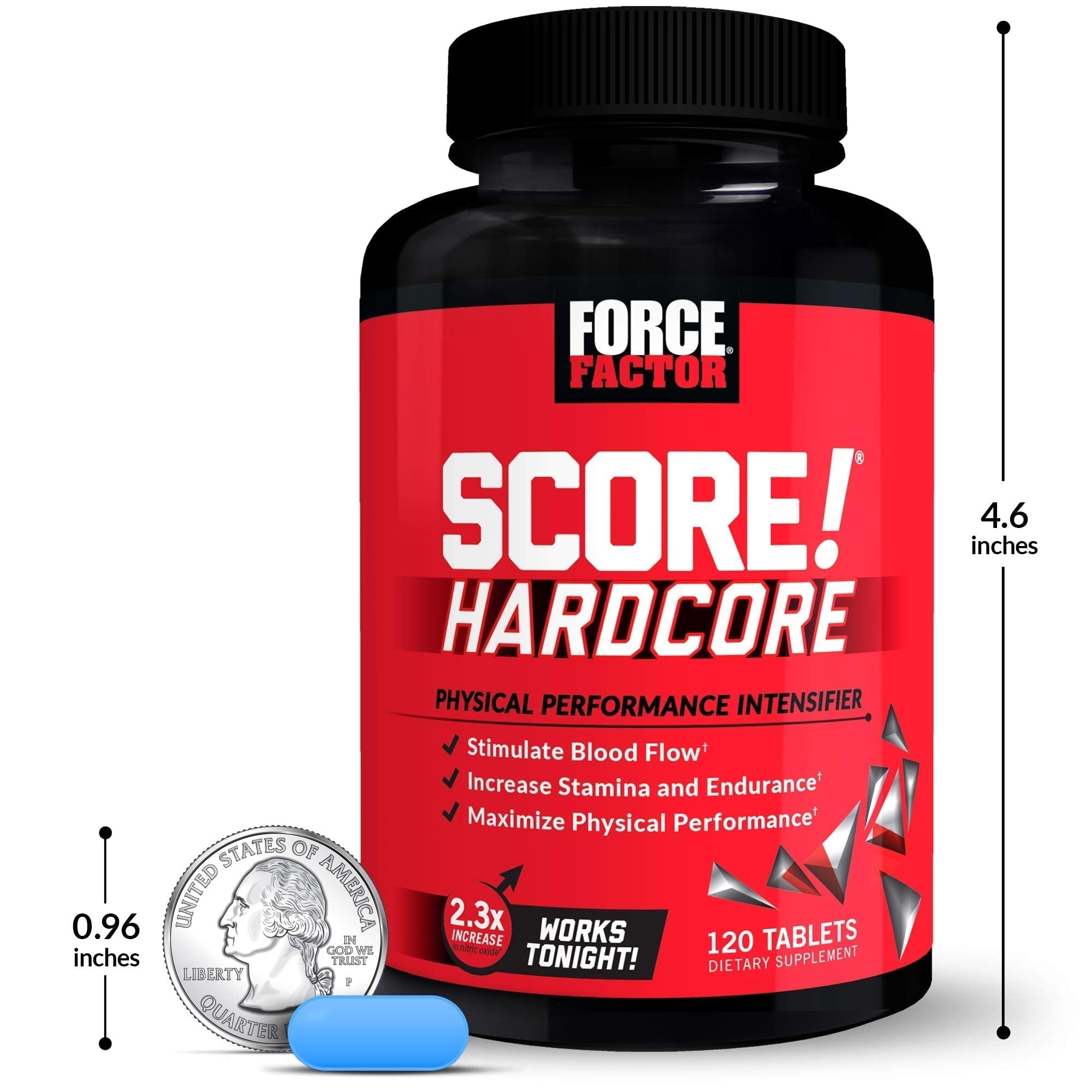 Force Factor Score! Hardcore Nitric Oxide Booster Supplement for Men with L-Citrulline Force Factor Au supplements