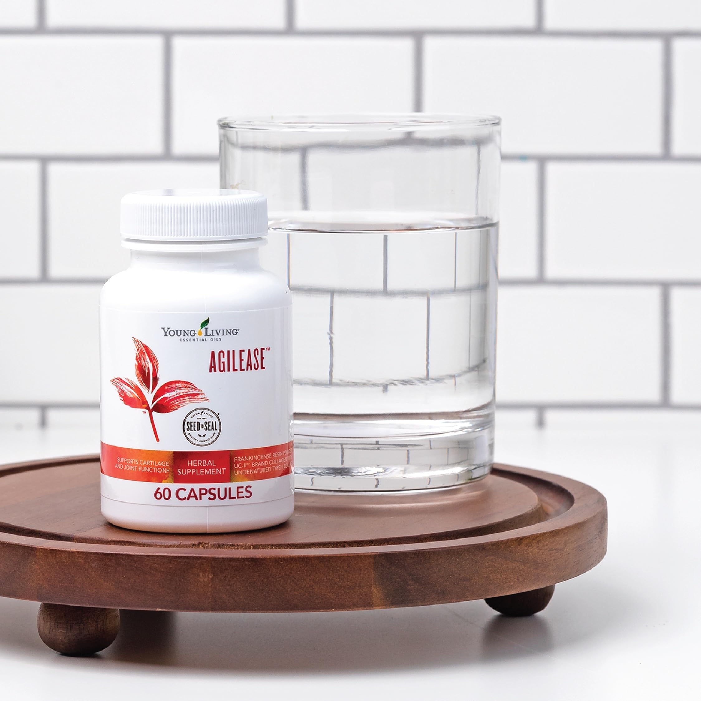 Young Living AgilEase Capsules | 60 Count | UC-II Collagen Supplement | Supports Mobility & Flexibility | Helps Maintain Joint Health & Exercise Recovery Young Living Au supplements